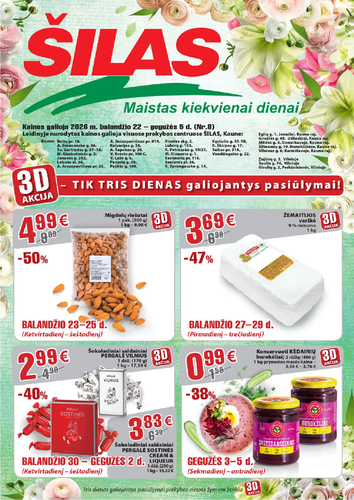 Šilas leidinys – 1 psl.