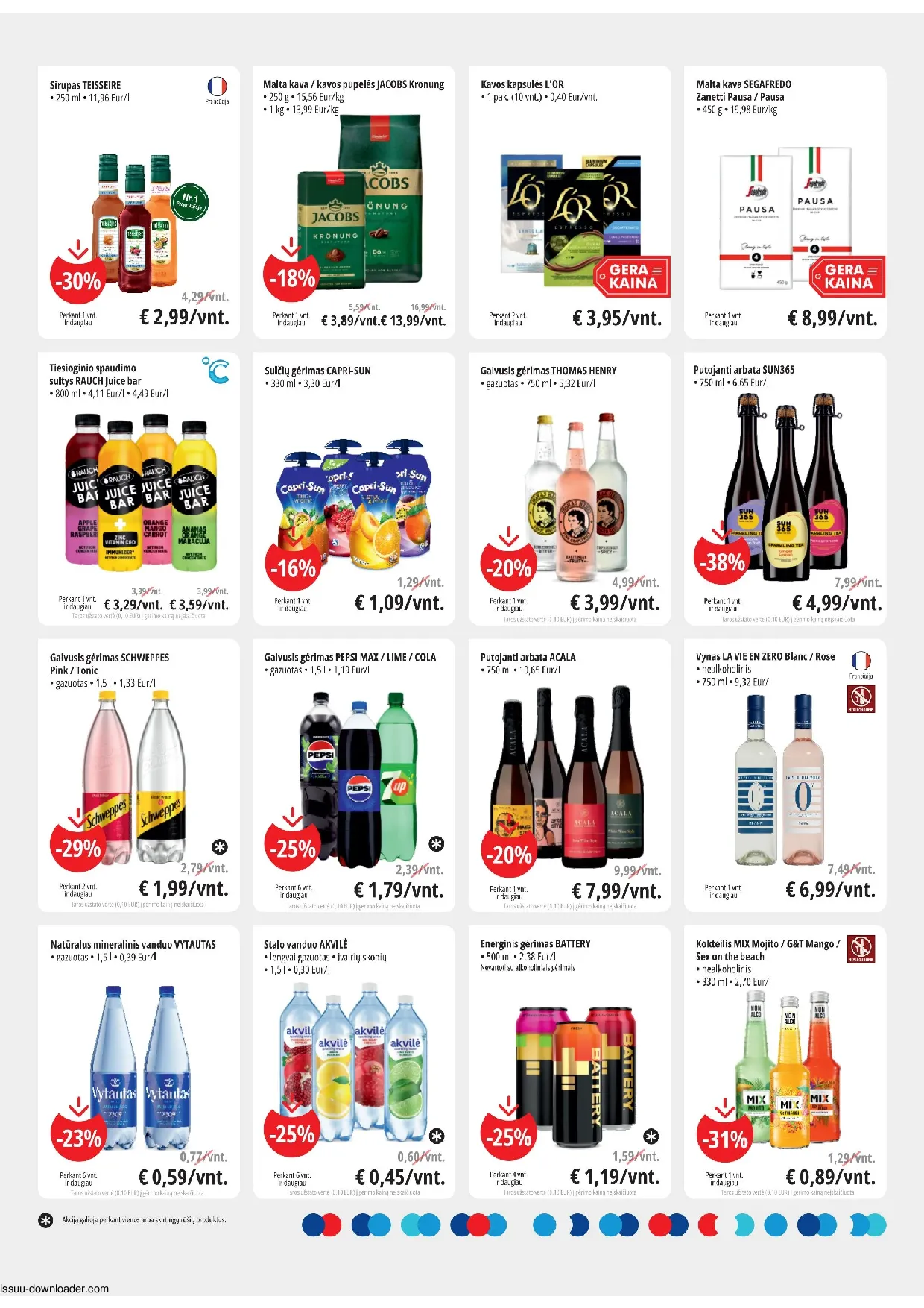Promo Cash&Carry akcijos šią savaitę. Galioja nuo 2026-04-01 iki 2026-04-14 – 10 psl.