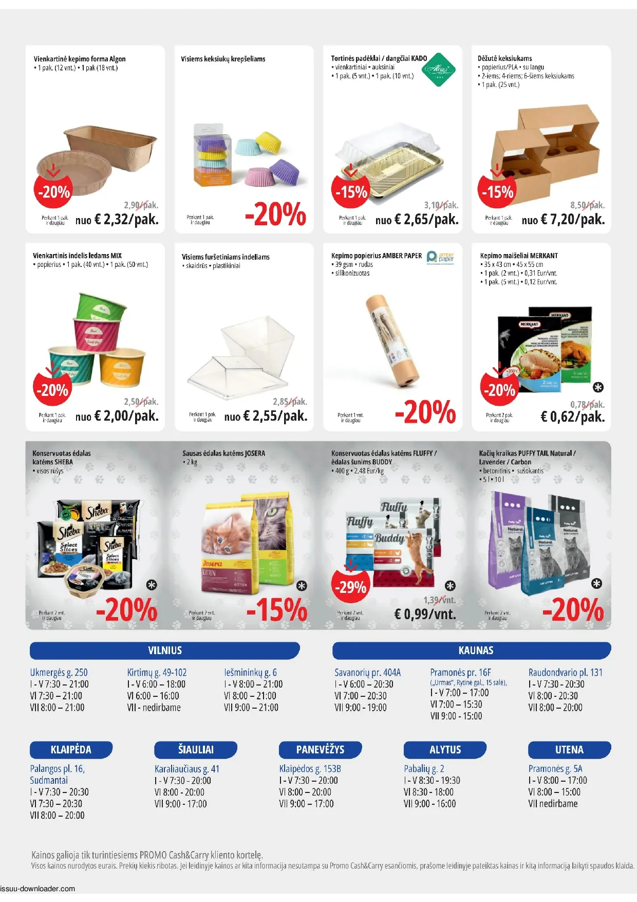Promo Cash&Carry akcijos šią savaitę. Galioja nuo 2026-04-01 iki 2026-04-14 – 12 psl.