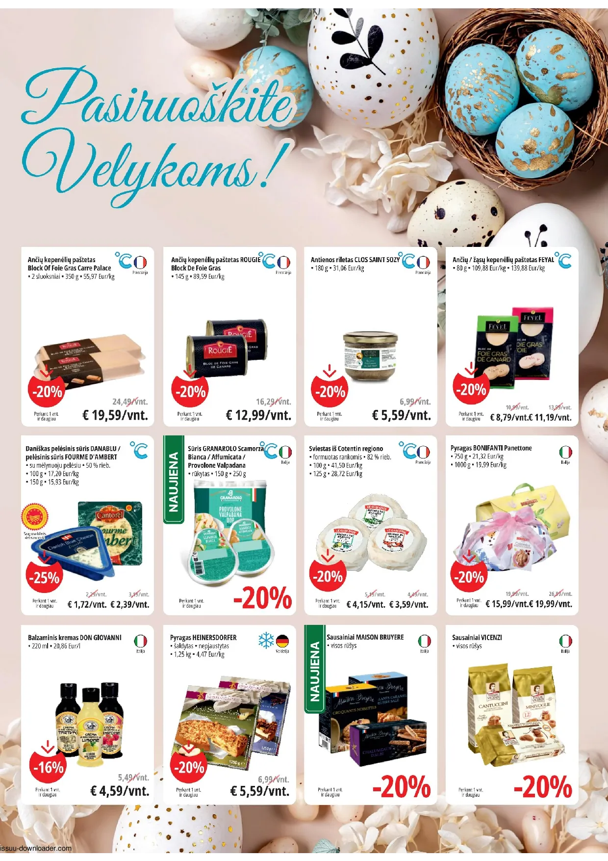Promo Cash&Carry akcijos šią savaitę. Galioja nuo 2026-04-01 iki 2026-04-14 – 5 psl.