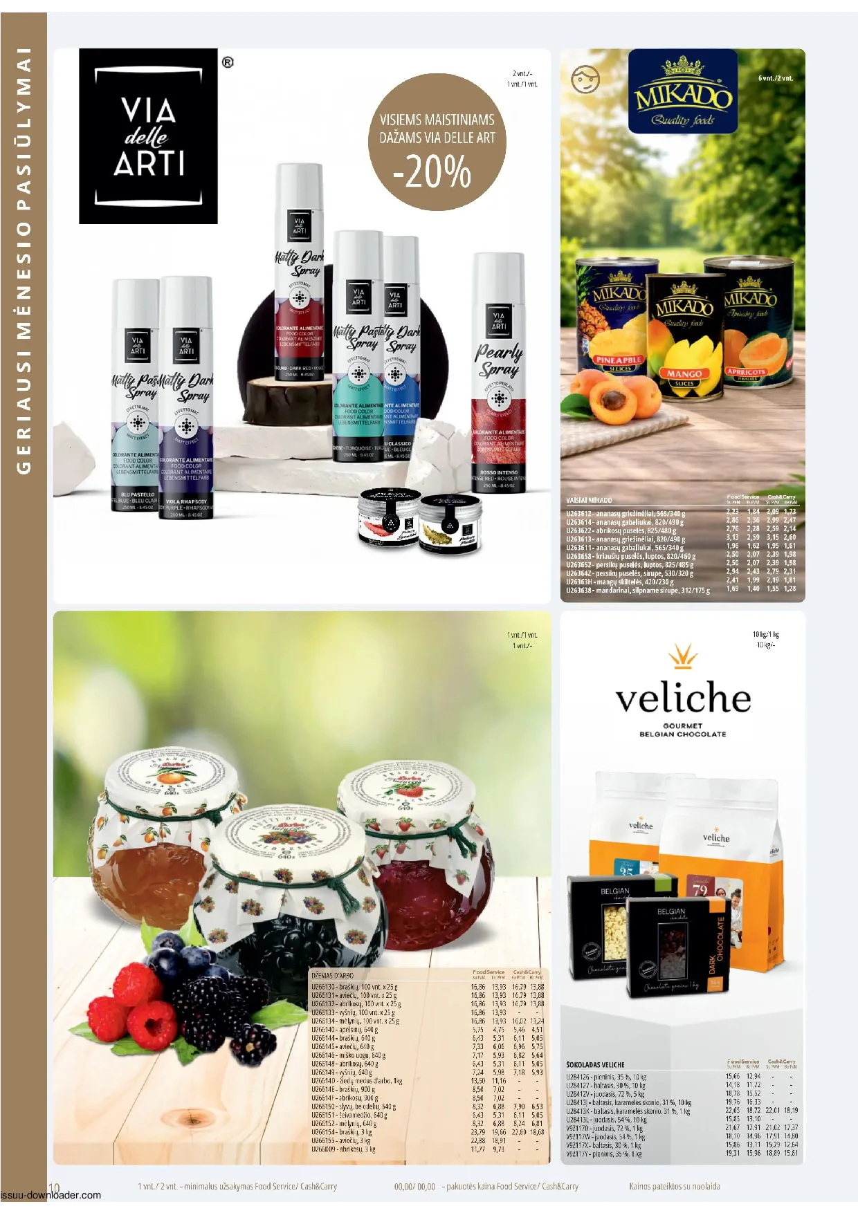 Promo Cash&Carry akcijos šią savaitę. Galioja nuo 2026-04-01 iki 2026-04-30 – 10 psl.