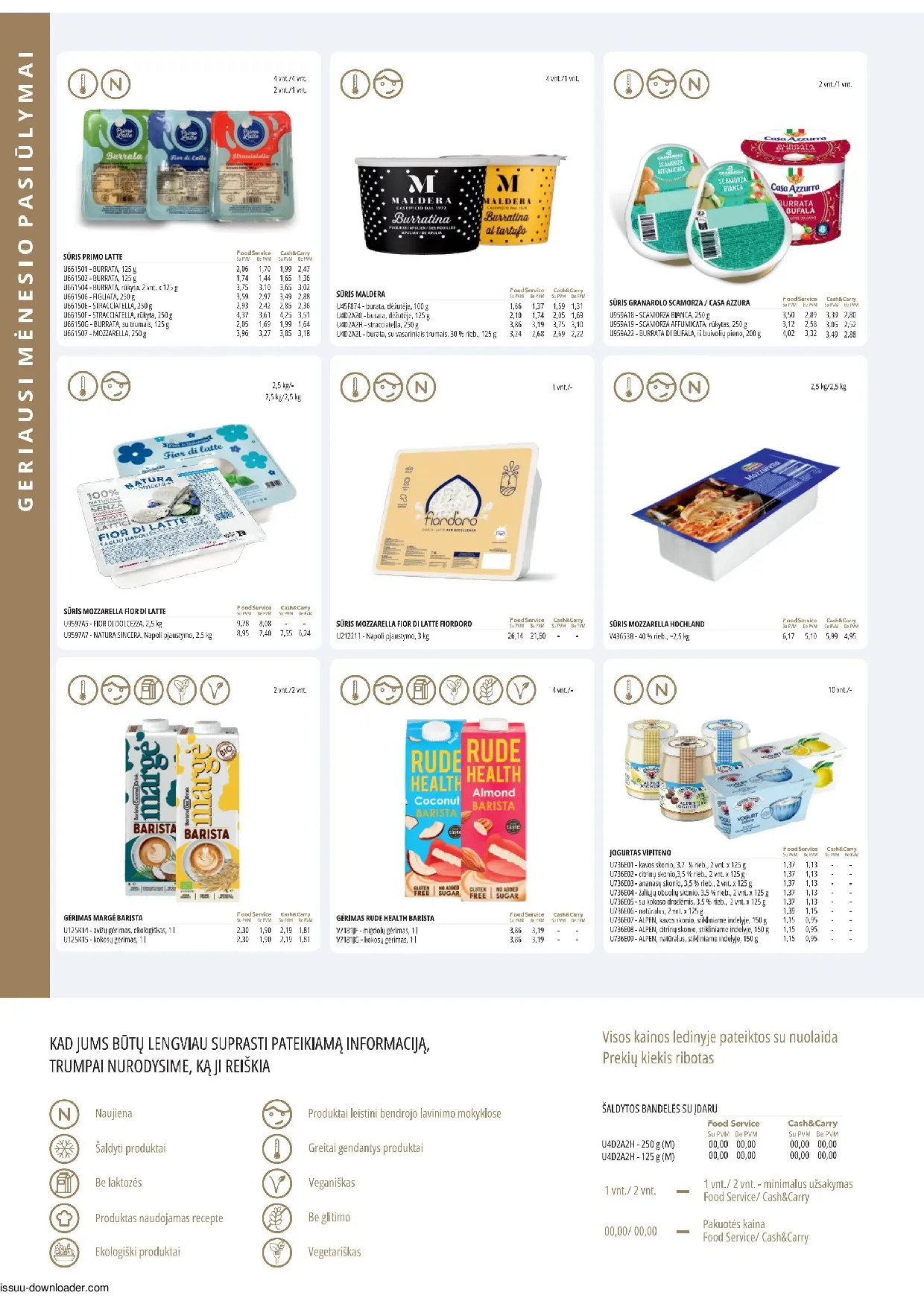 Promo Cash&Carry akcijos šią savaitę. Galioja nuo 2026-04-01 iki 2026-04-30 – 2 psl.