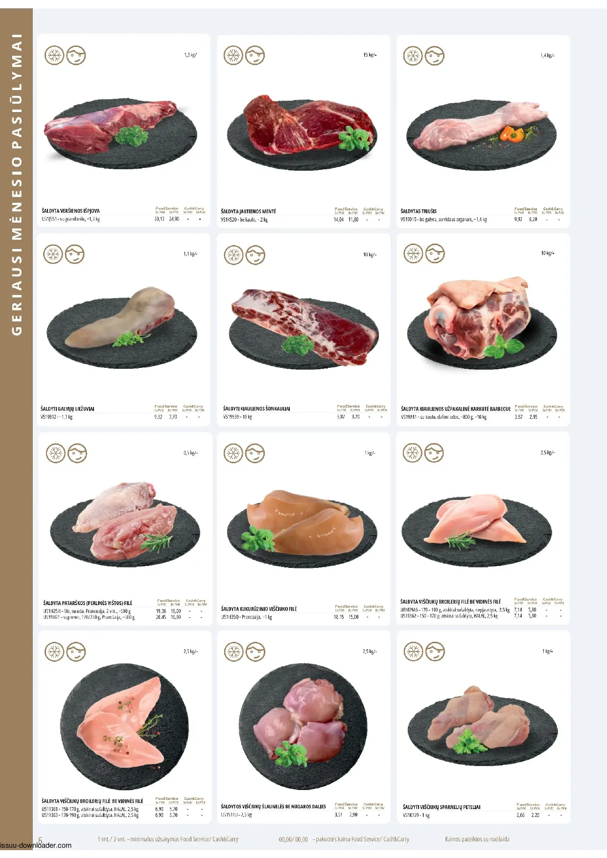 Promo Cash&Carry akcijos šią savaitę. Galioja nuo 2026-04-01 iki 2026-04-30 – 6 psl.