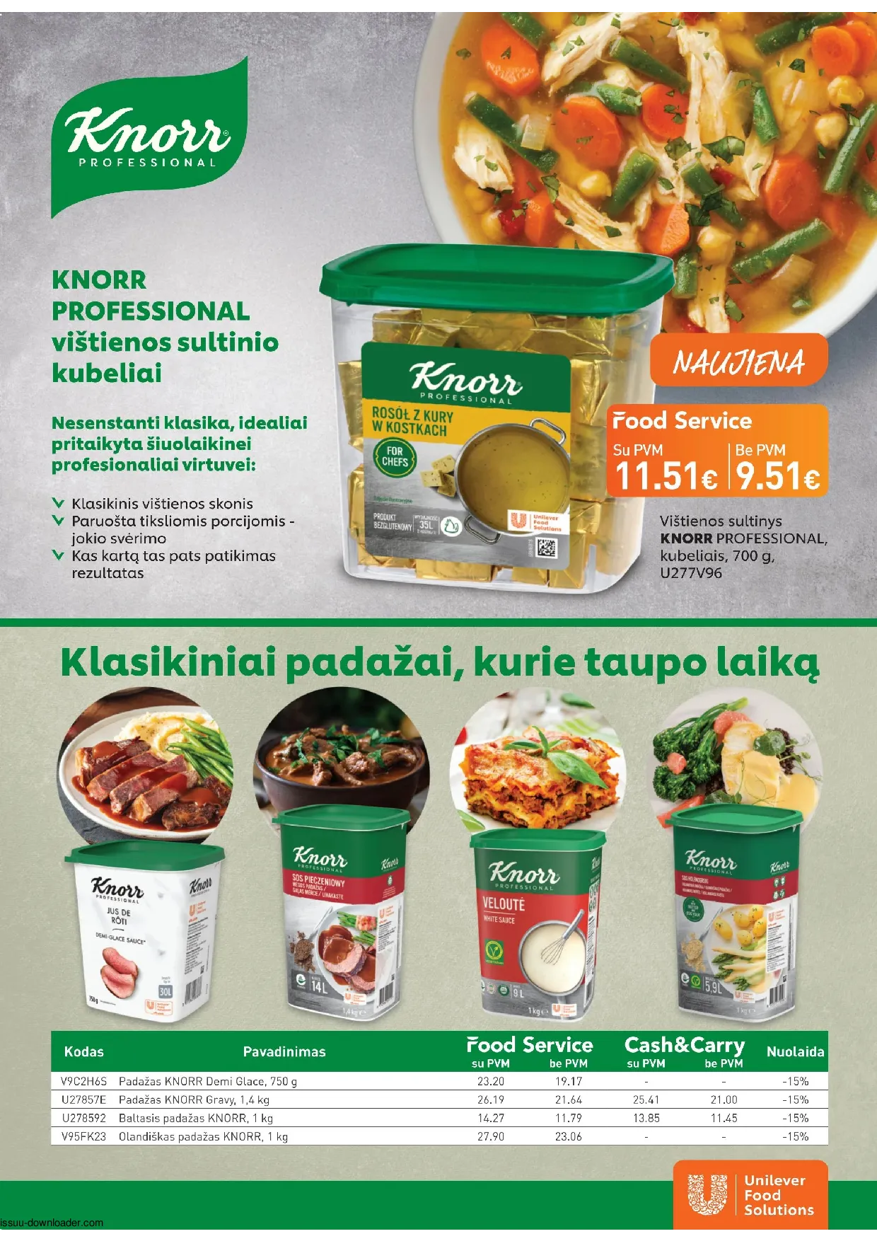 Promo Cash&Carry akcijos šią savaitę. Galioja nuo 2026-04-01 iki 2026-04-30 – 9 psl.
