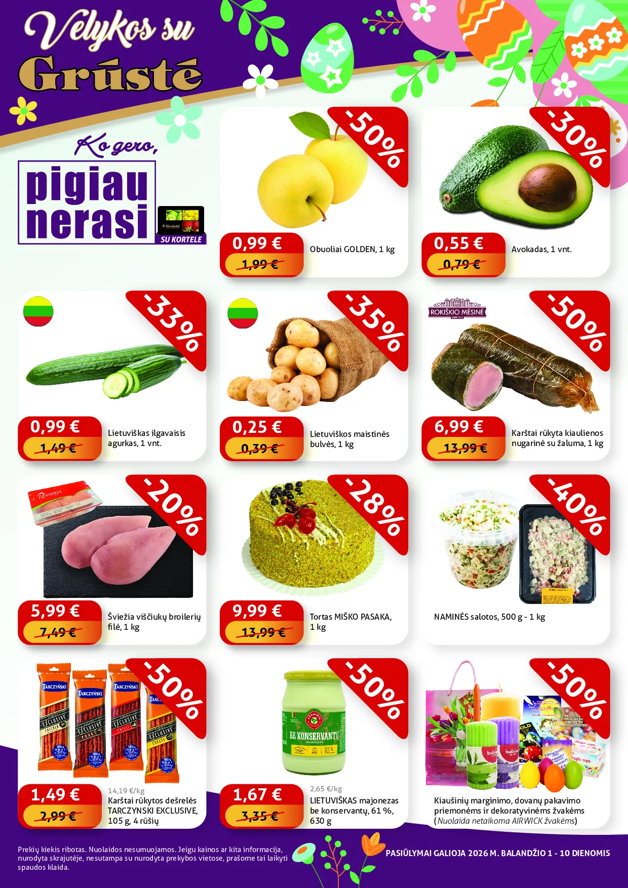 Grūstė pigiau nerasi – 1 psl.