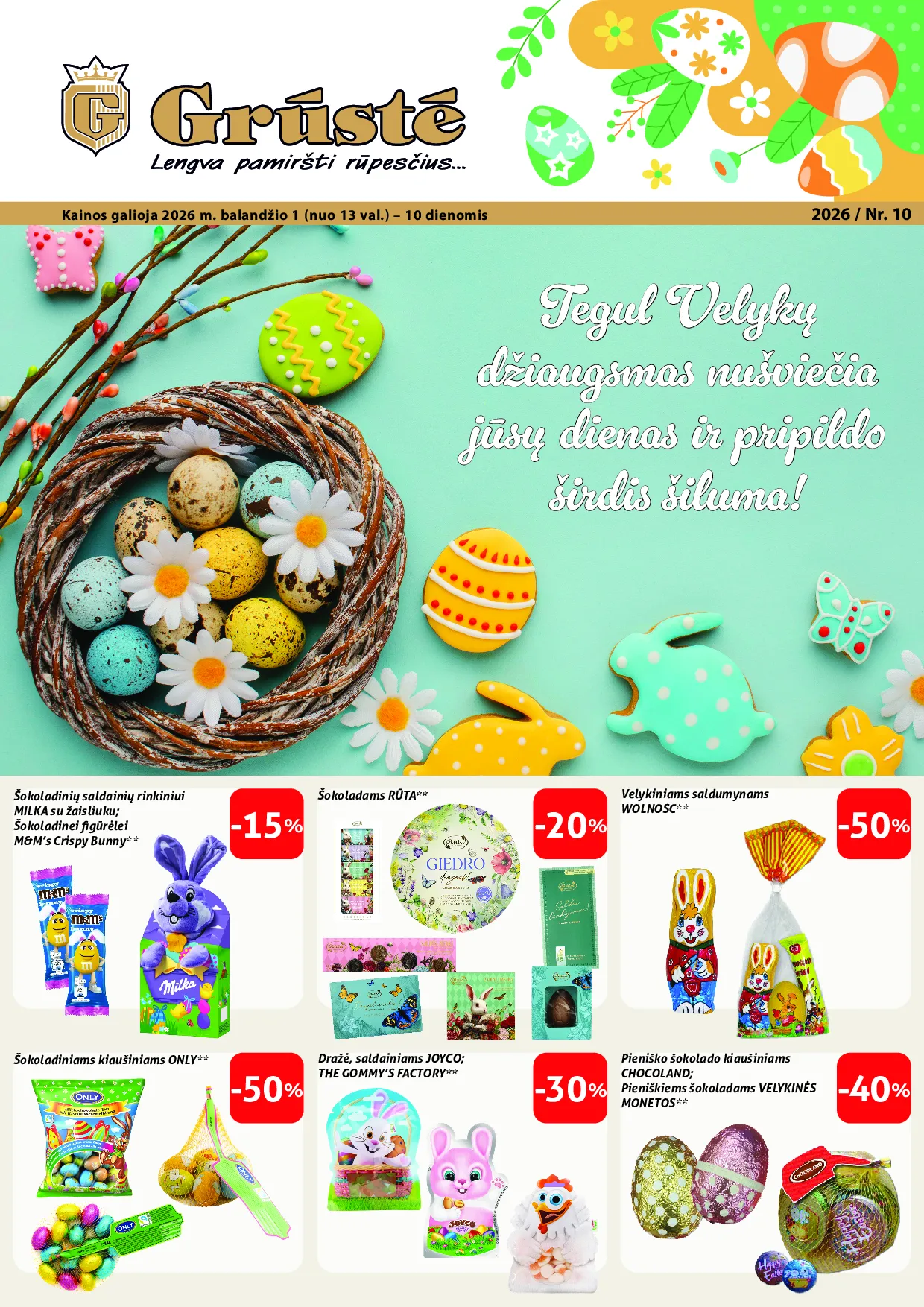 Grūstė leidinys – 1 psl.