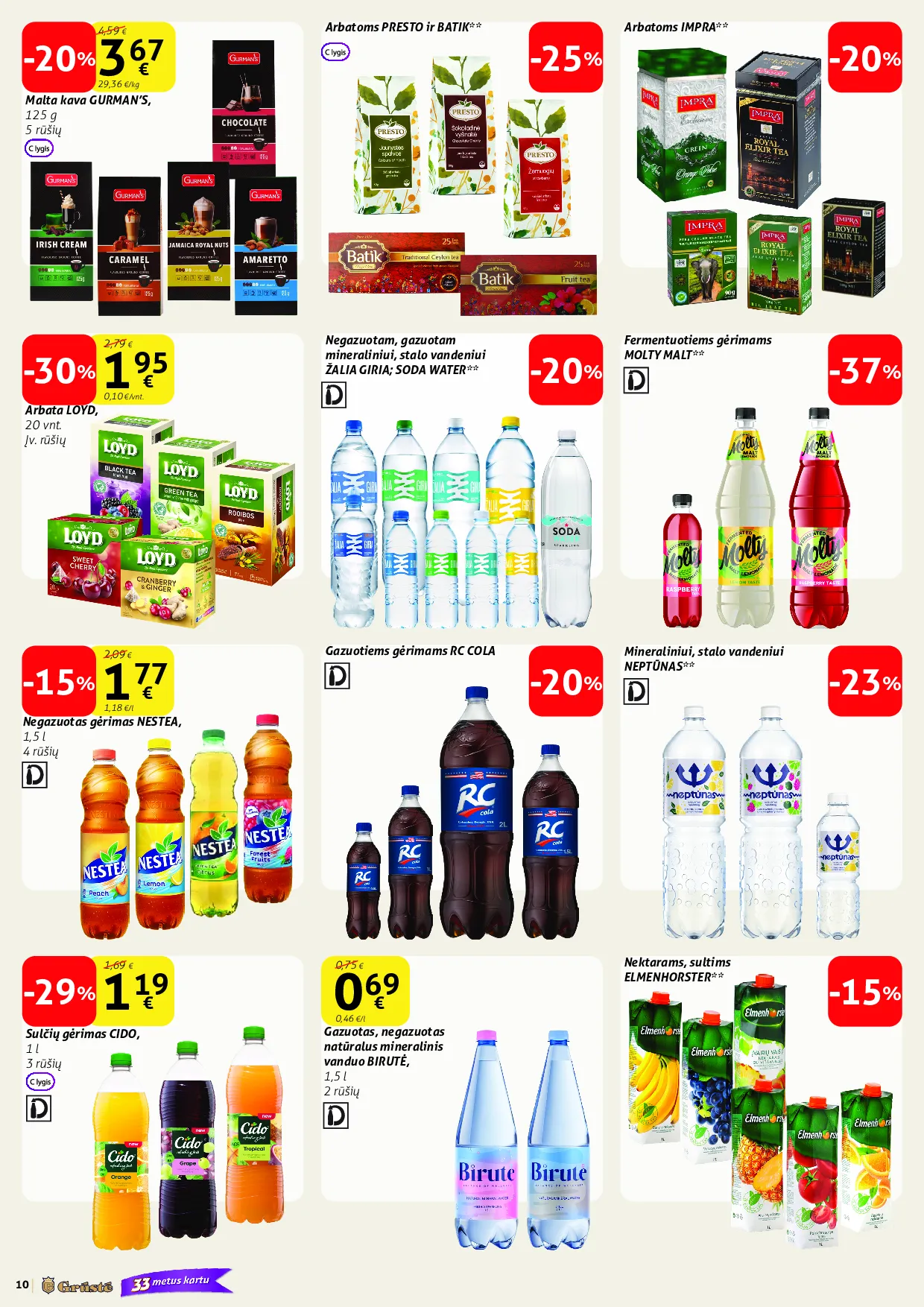 Grūstė leidinys – 10 psl.