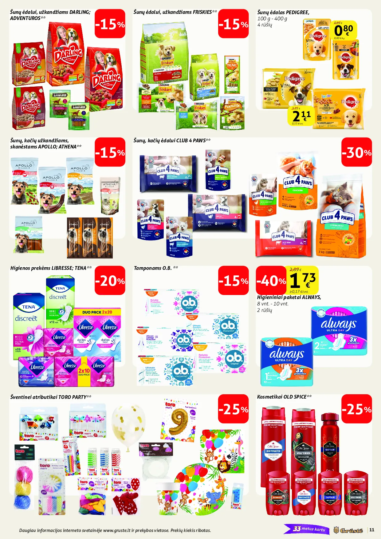 Grūstė leidinys – 11 psl.