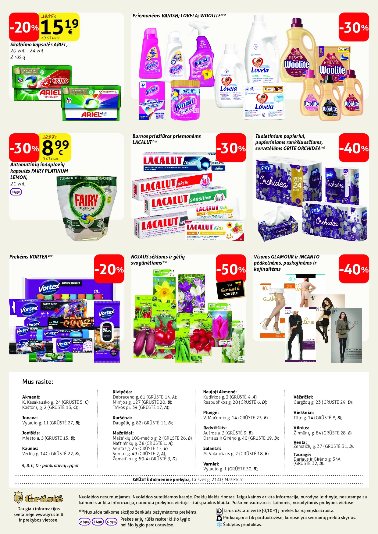 Grūstė leidinys – 12 psl.