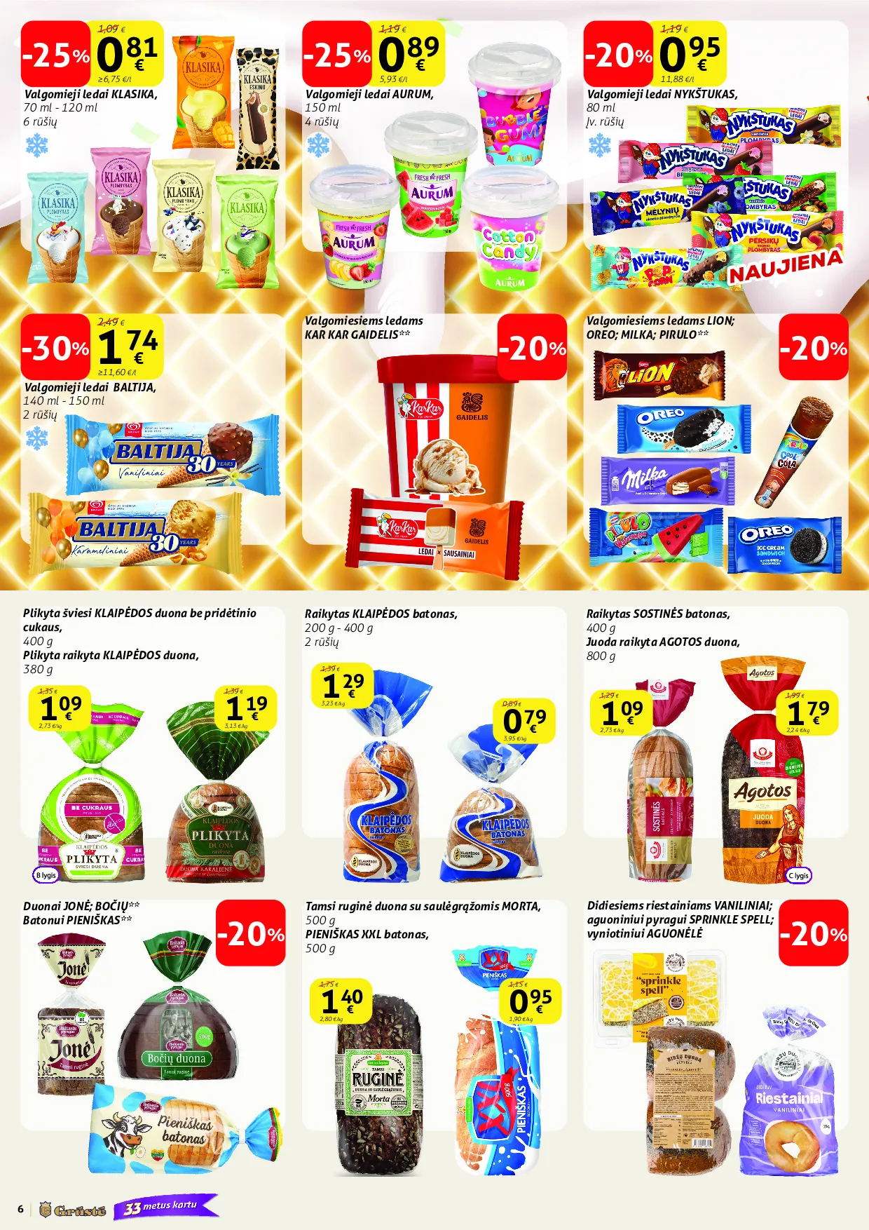 Grūstė leidinys – 6 psl.