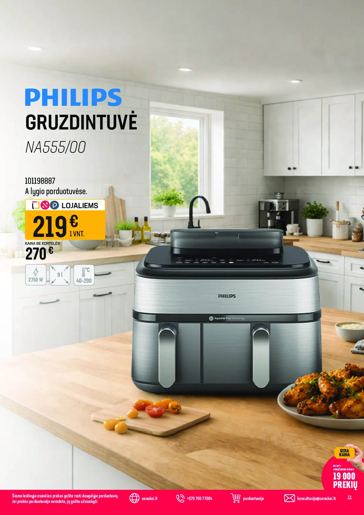 Senukai akcijos šią savaitę. Galioja nuo 2026-04-13 iki 2026-05-04 – 11 psl.