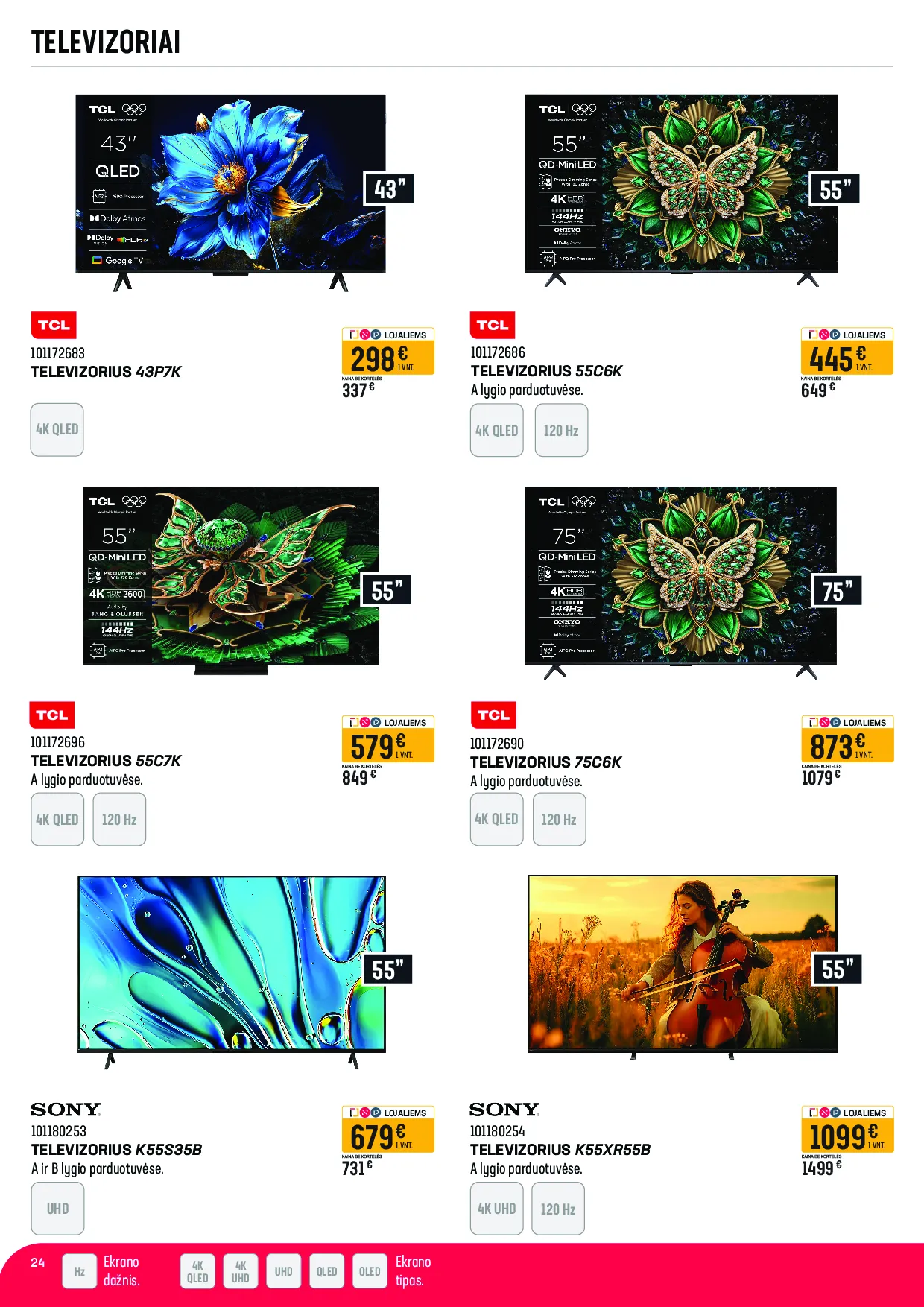 Senukai akcijos šią savaitę. Galioja nuo 2026-04-13 iki 2026-05-04 – 24 psl.