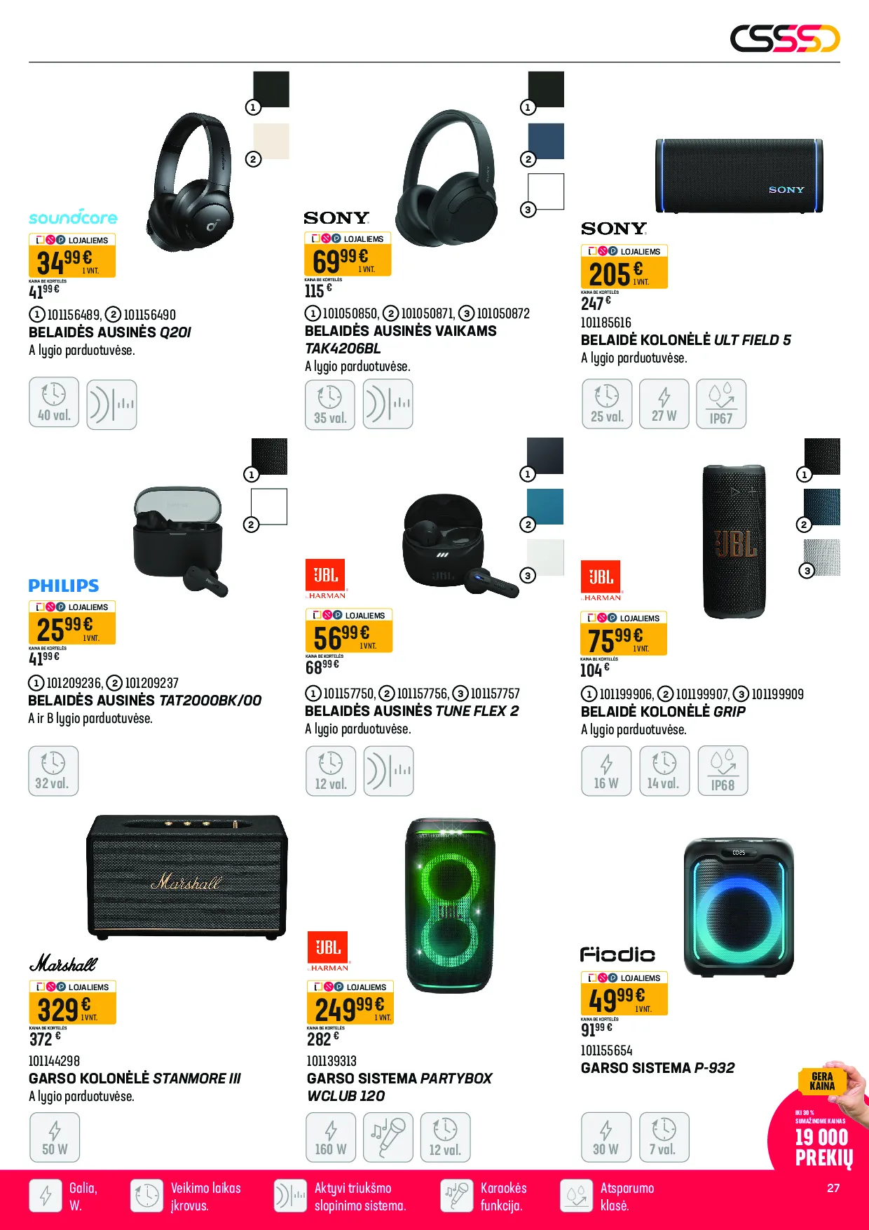 Senukai akcijos šią savaitę. Galioja nuo 2026-04-13 iki 2026-05-04 – 27 psl.