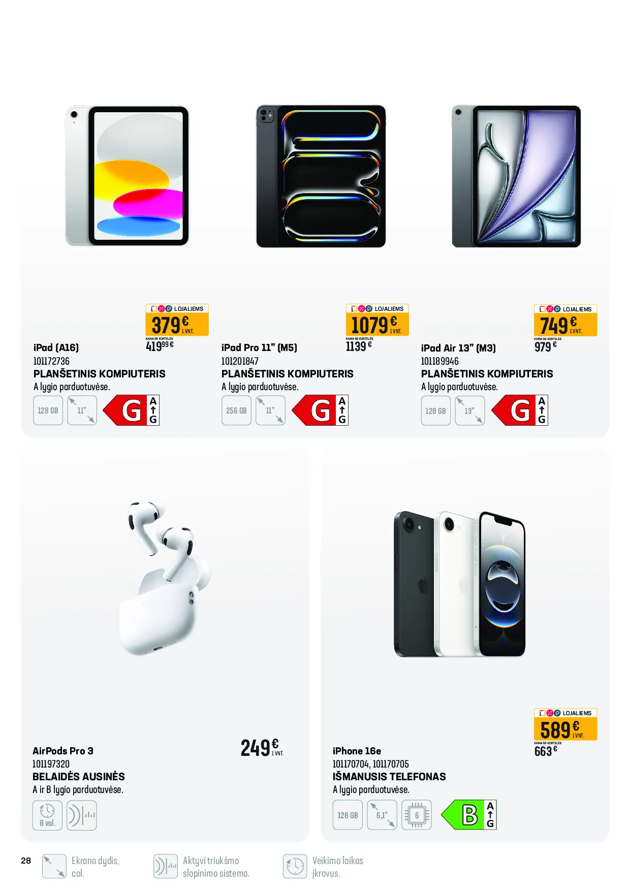 Senukai akcijos šią savaitę. Galioja nuo 2026-04-13 iki 2026-05-04 – 28 psl.