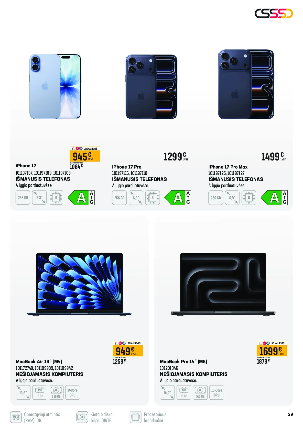 Senukai akcijos šią savaitę. Galioja nuo 2026-04-13 iki 2026-05-04 – 29 psl.