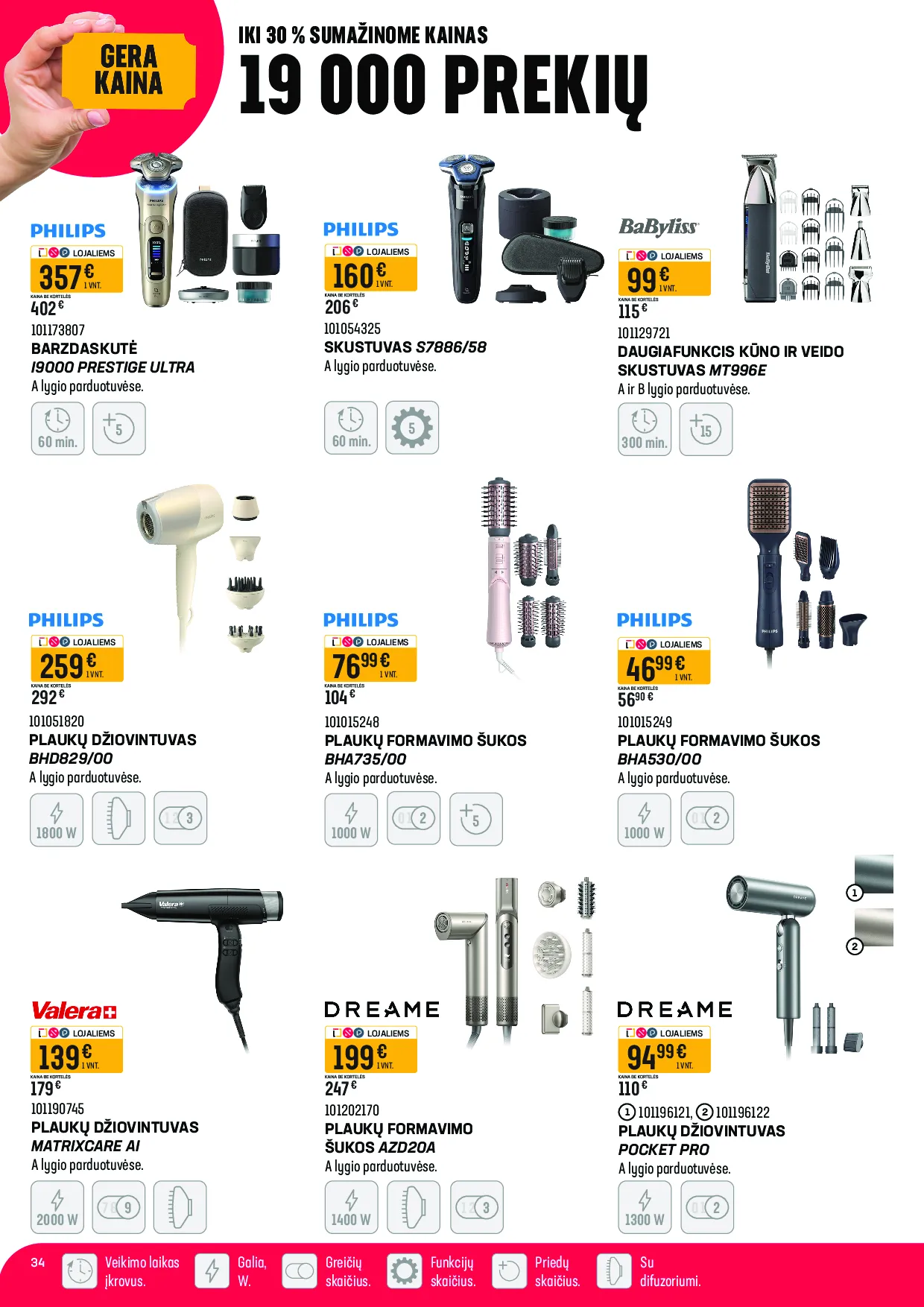 Senukai akcijos šią savaitę. Galioja nuo 2026-04-13 iki 2026-05-04 – 34 psl.