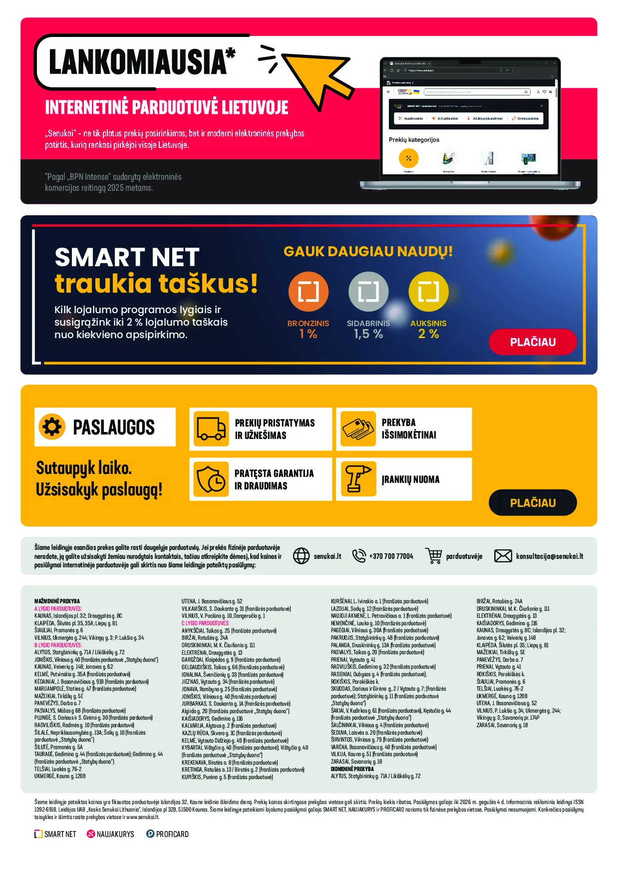 Senukai akcijos šią savaitę. Galioja nuo 2026-04-13 iki 2026-05-04 – 36 psl.