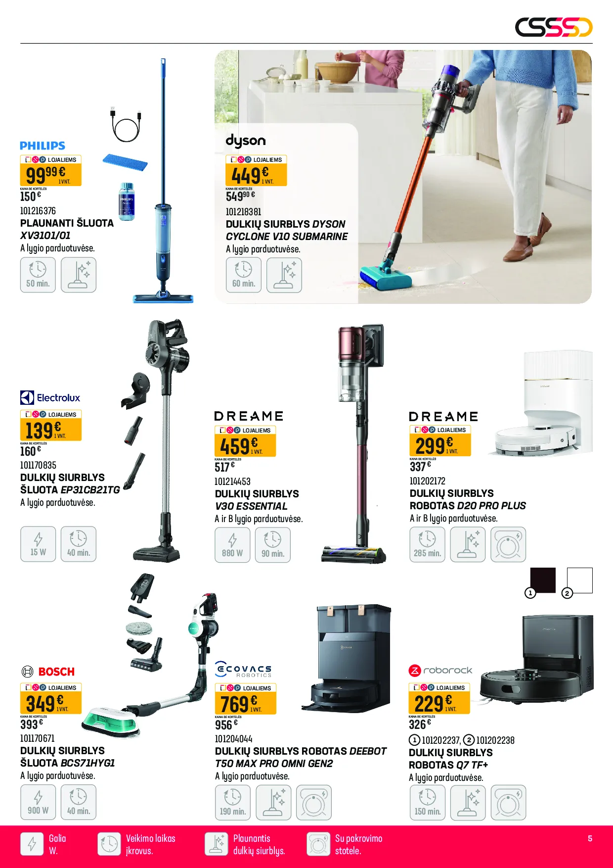 Senukai akcijos šią savaitę. Galioja nuo 2026-04-13 iki 2026-05-04 – 5 psl.