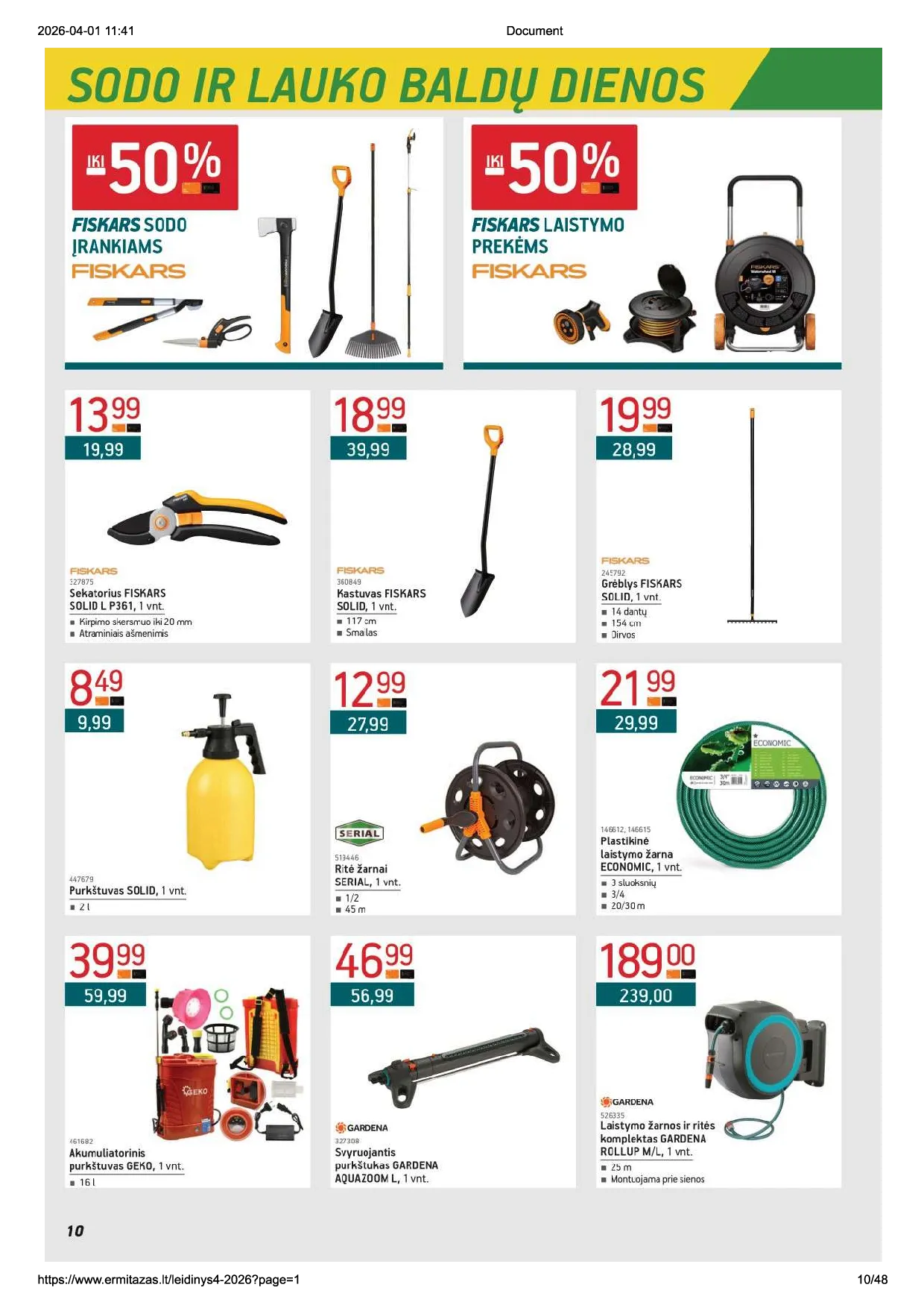 Ermitažas leidinys – 10 psl.