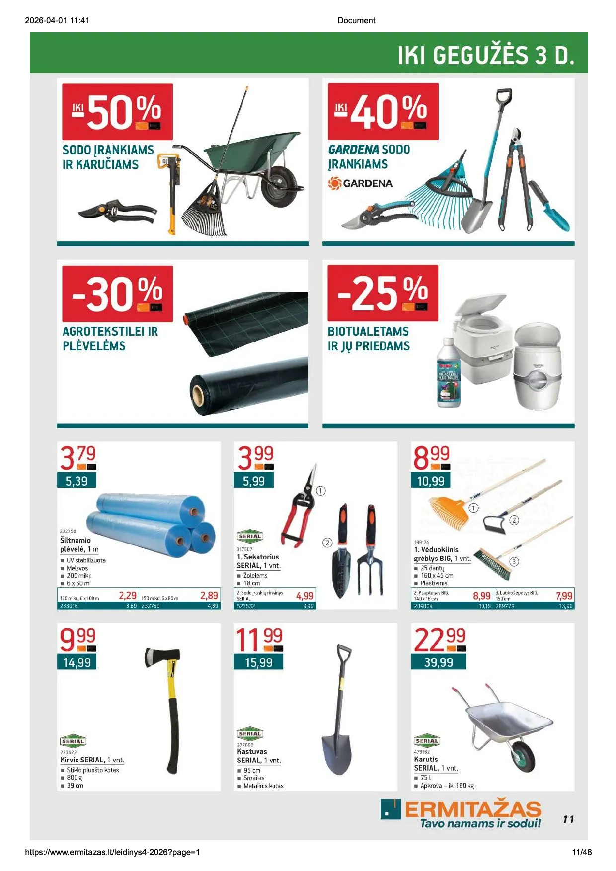 Ermitažas leidinys – 11 psl.