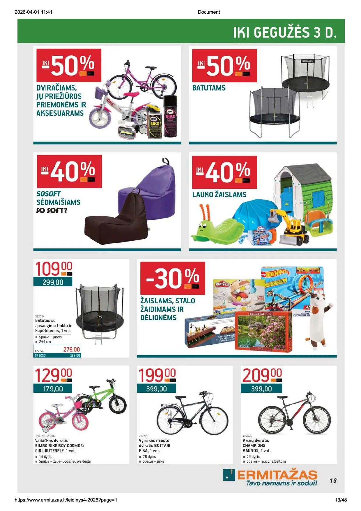 Ermitažas leidinys – 13 psl.