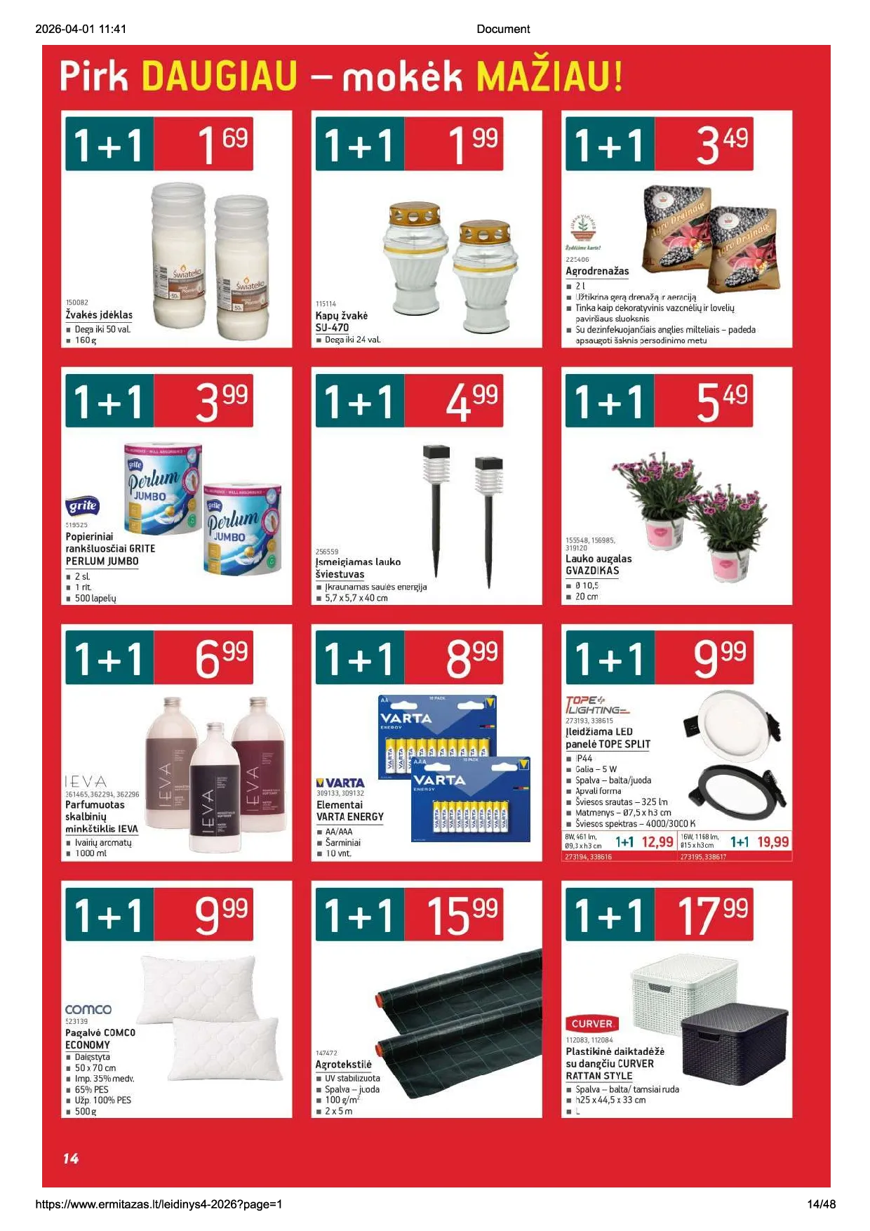 Ermitažas leidinys – 14 psl.