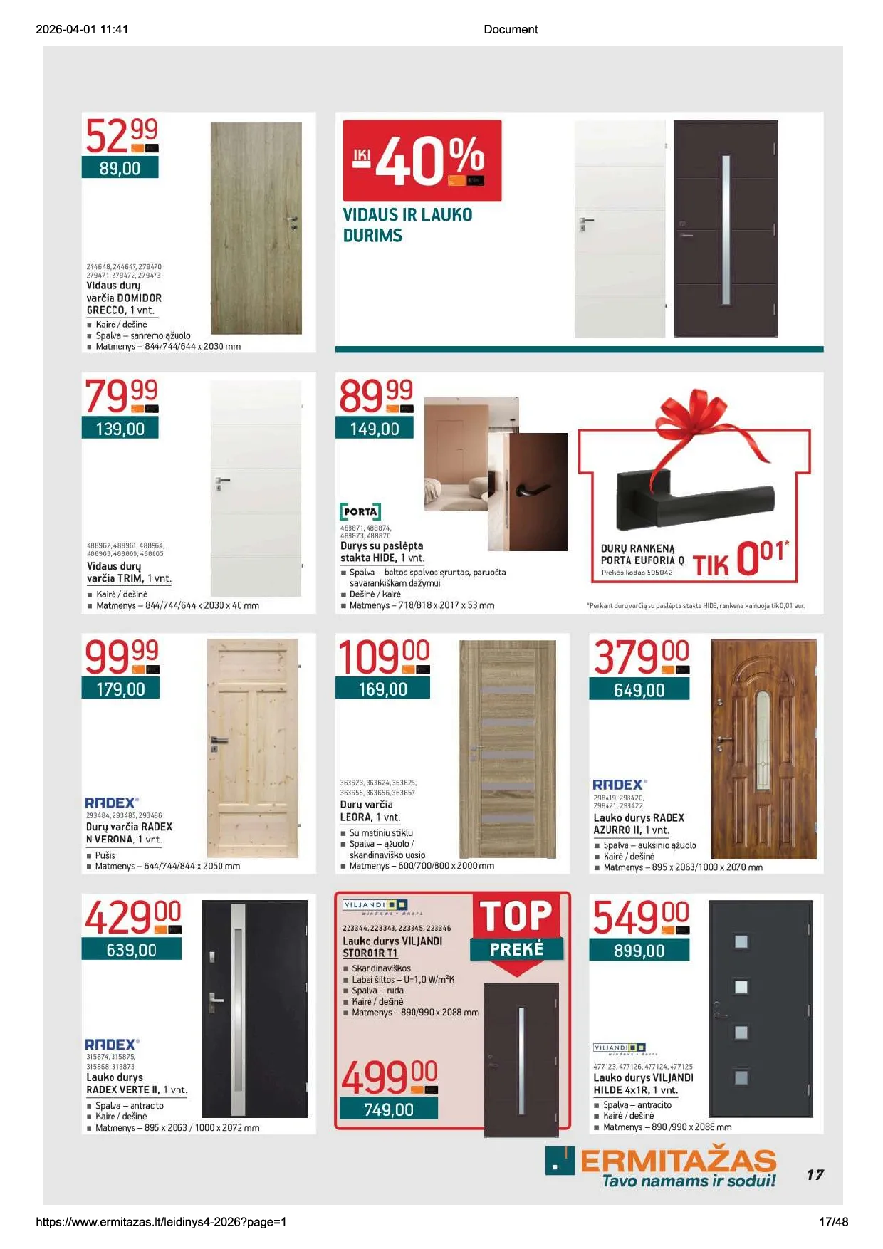 Ermitažas leidinys – 17 psl.