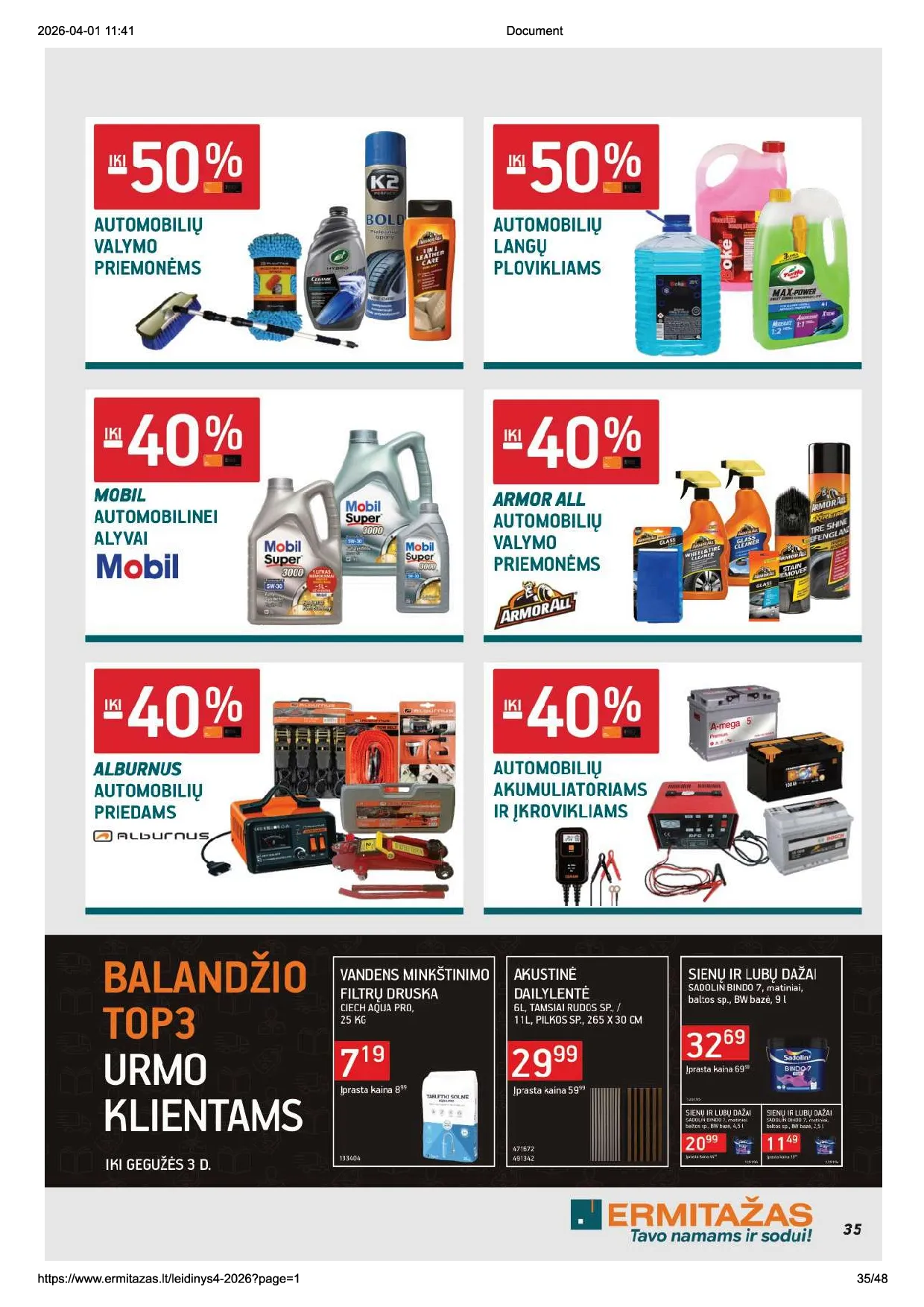 Ermitažas leidinys – 35 psl.