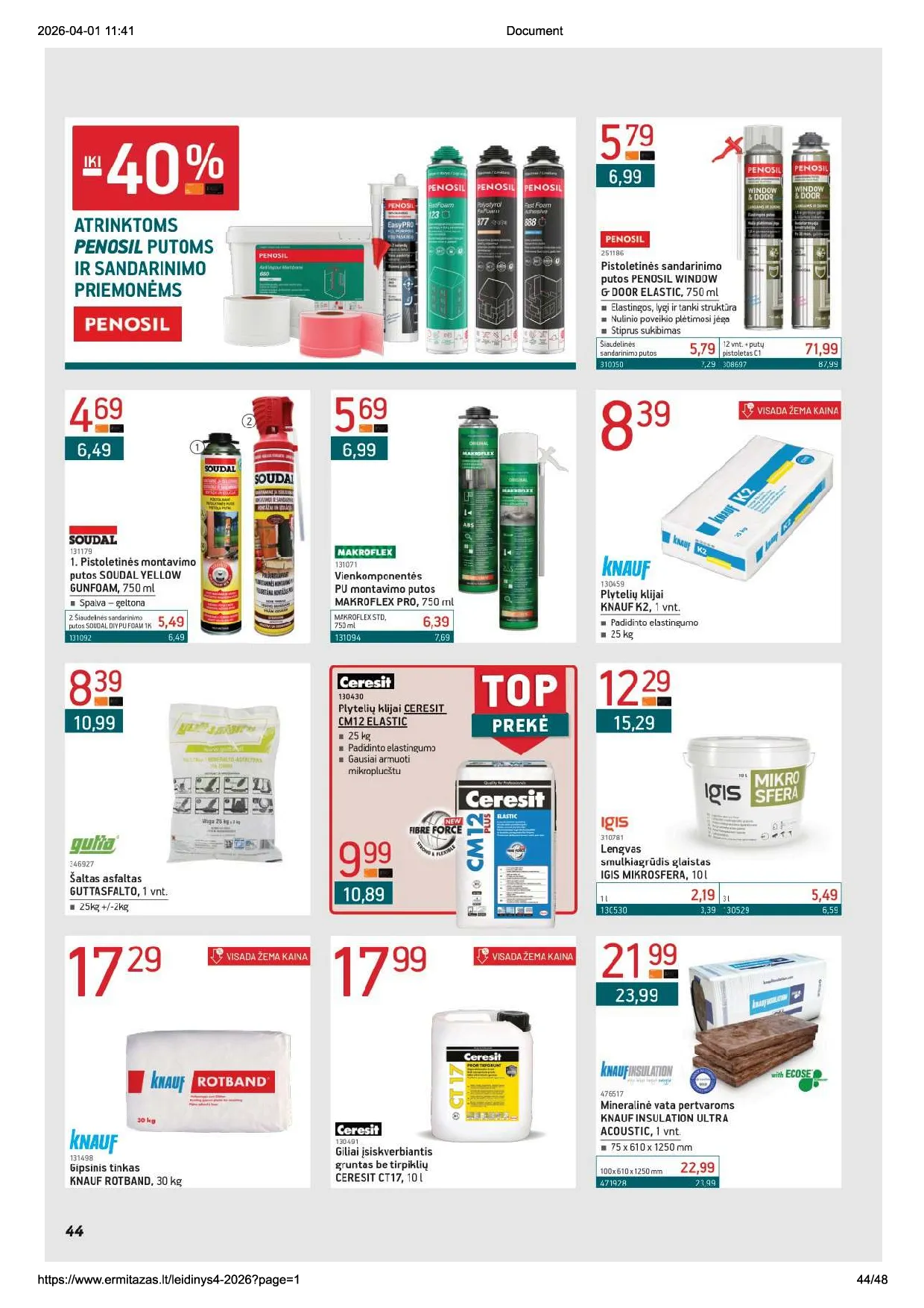 Ermitažas leidinys – 44 psl.