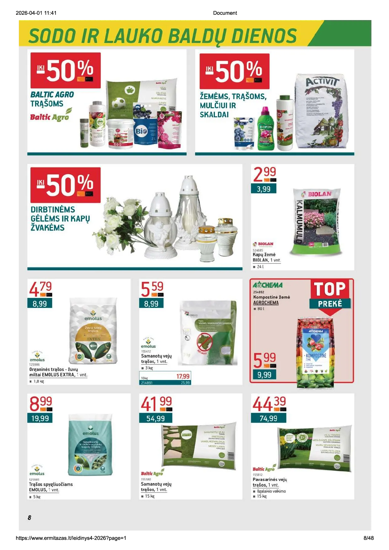 Ermitažas leidinys – 8 psl.