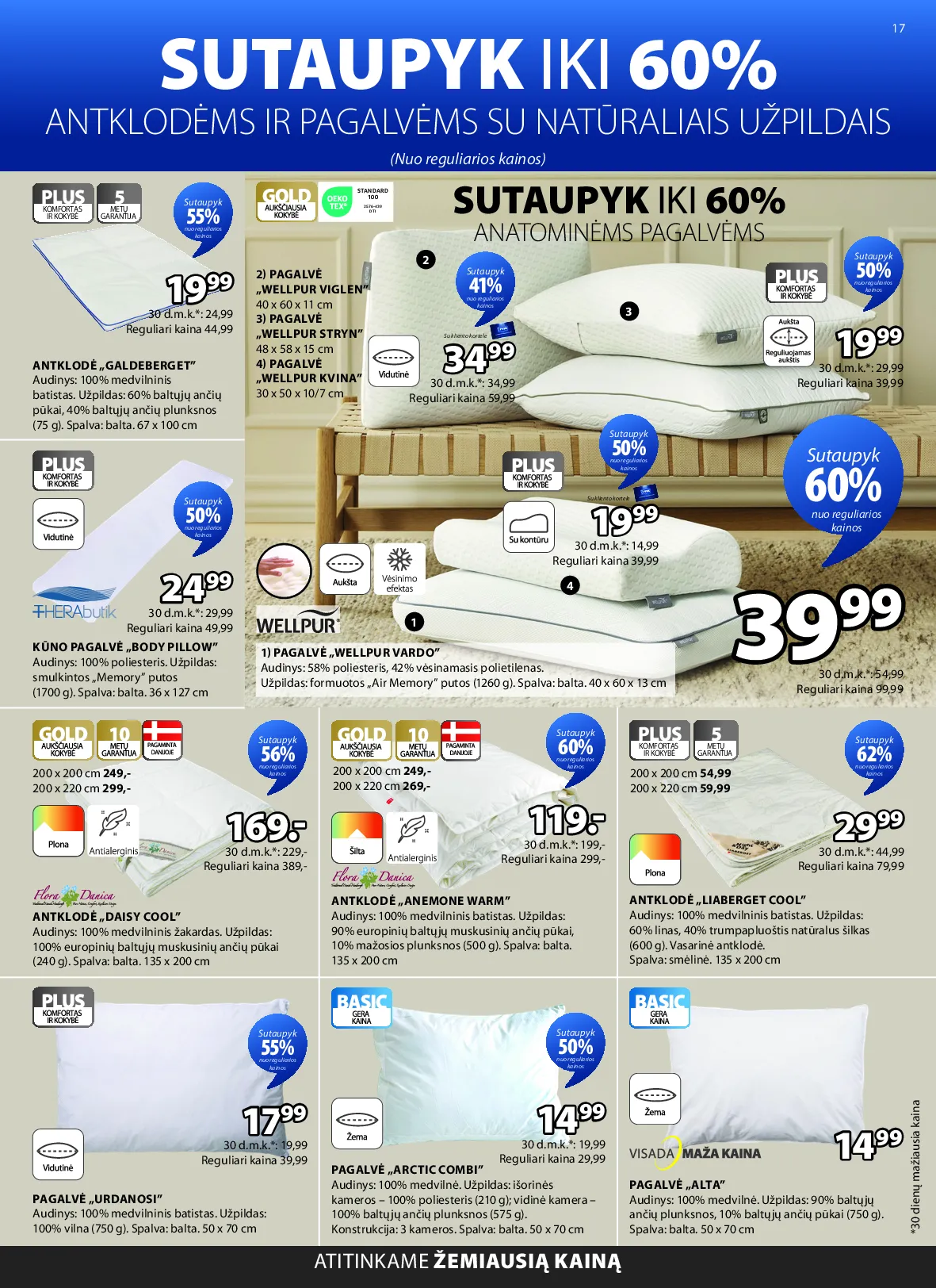 Jysk akcijos šią savaitę. Galioja nuo 2026-04-28 iki 2026-05-11 – 18 psl.