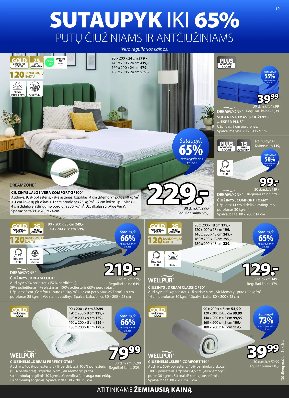 Jysk akcijos šią savaitę. Galioja nuo 2026-04-28 iki 2026-05-11 – 20 psl.