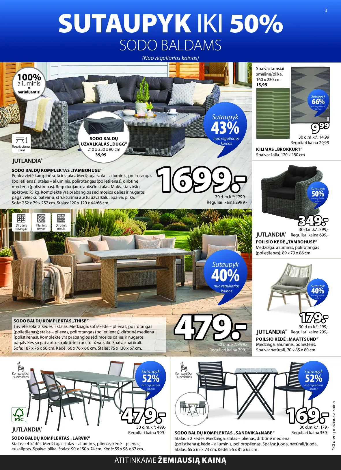 Jysk akcijos šią savaitę. Galioja nuo 2026-04-28 iki 2026-05-11 – 4 psl.