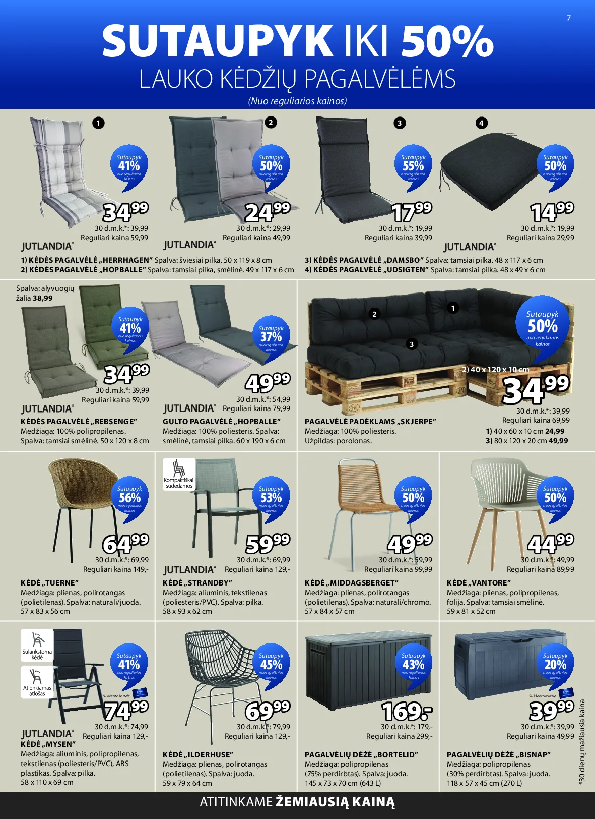 Jysk akcijos šią savaitę. Galioja nuo 2026-04-28 iki 2026-05-11 – 8 psl.