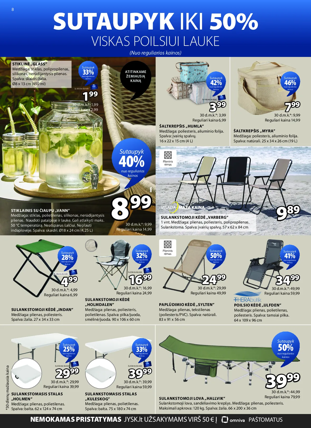 Jysk akcijos šią savaitę. Galioja nuo 2026-04-28 iki 2026-05-11 – 9 psl.