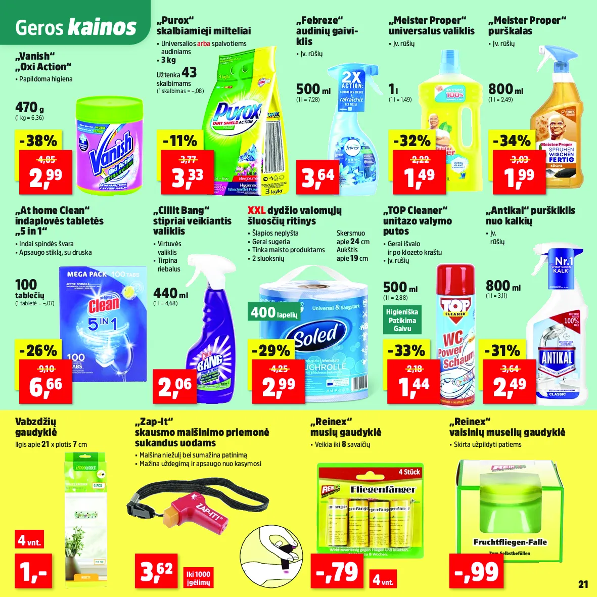 Thomas philipps akcijos šią savaitę. Galioja nuo 2026-04-27 iki 2026-05-02 – 21 psl.