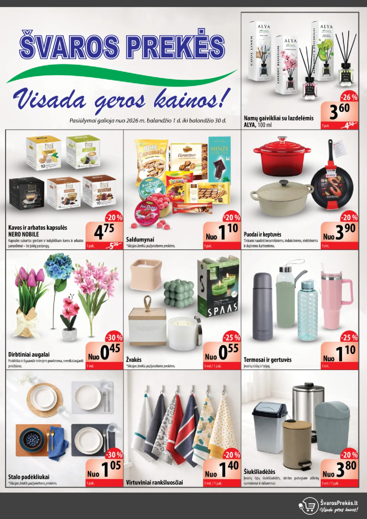 Švaros prekės katalogas – 1 psl.