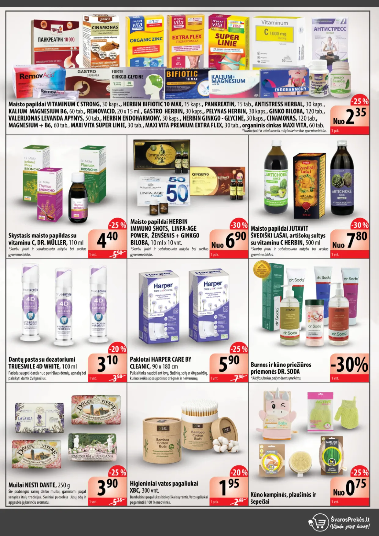 Švaros prekės katalogas – 3 psl.