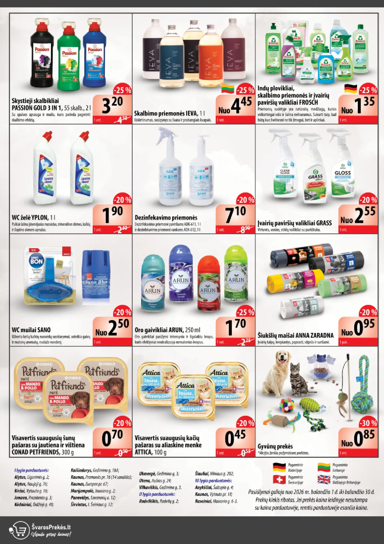 Švaros prekės katalogas – 4 psl.