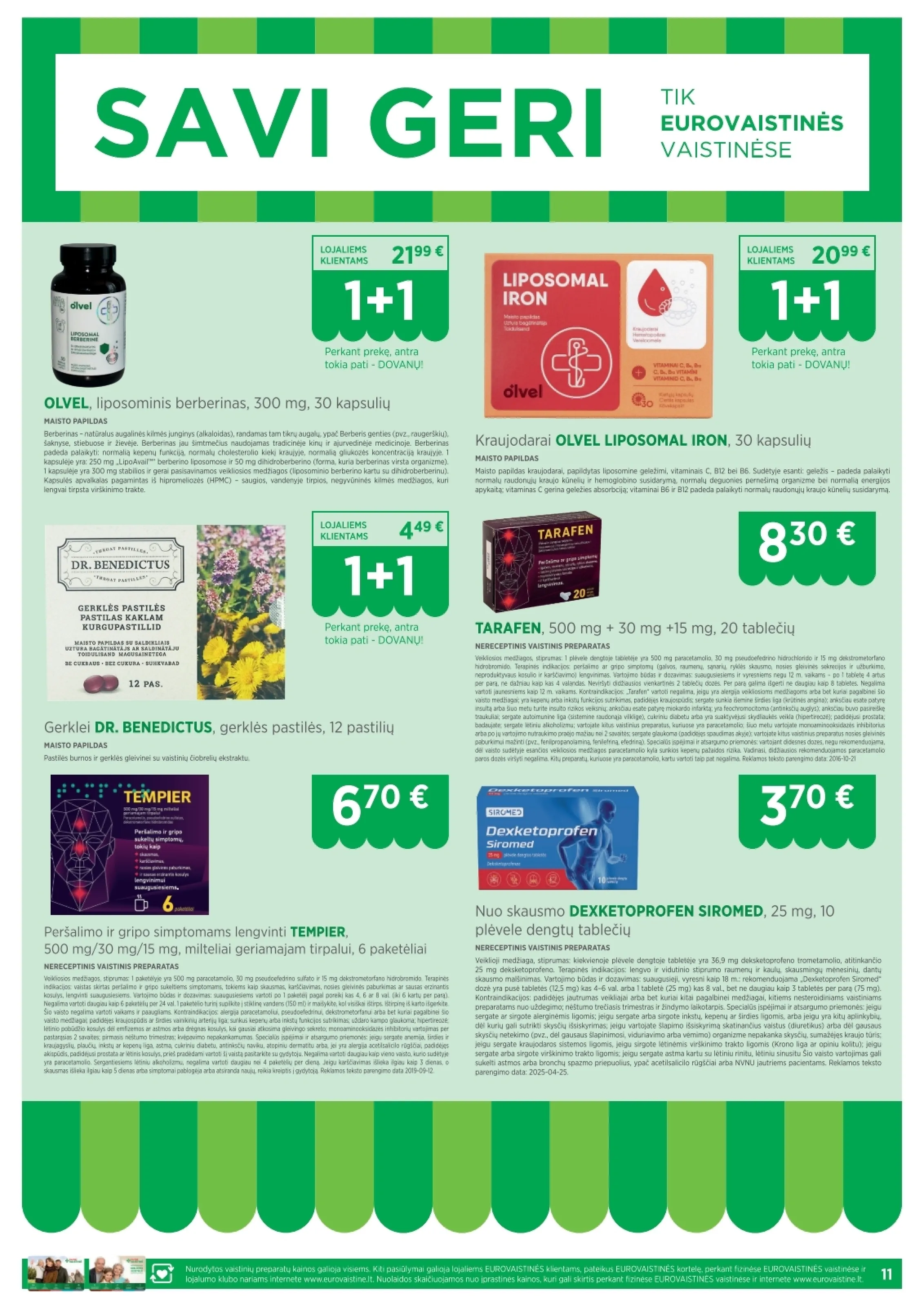 Eurovaistinė leidinys – 11 psl.