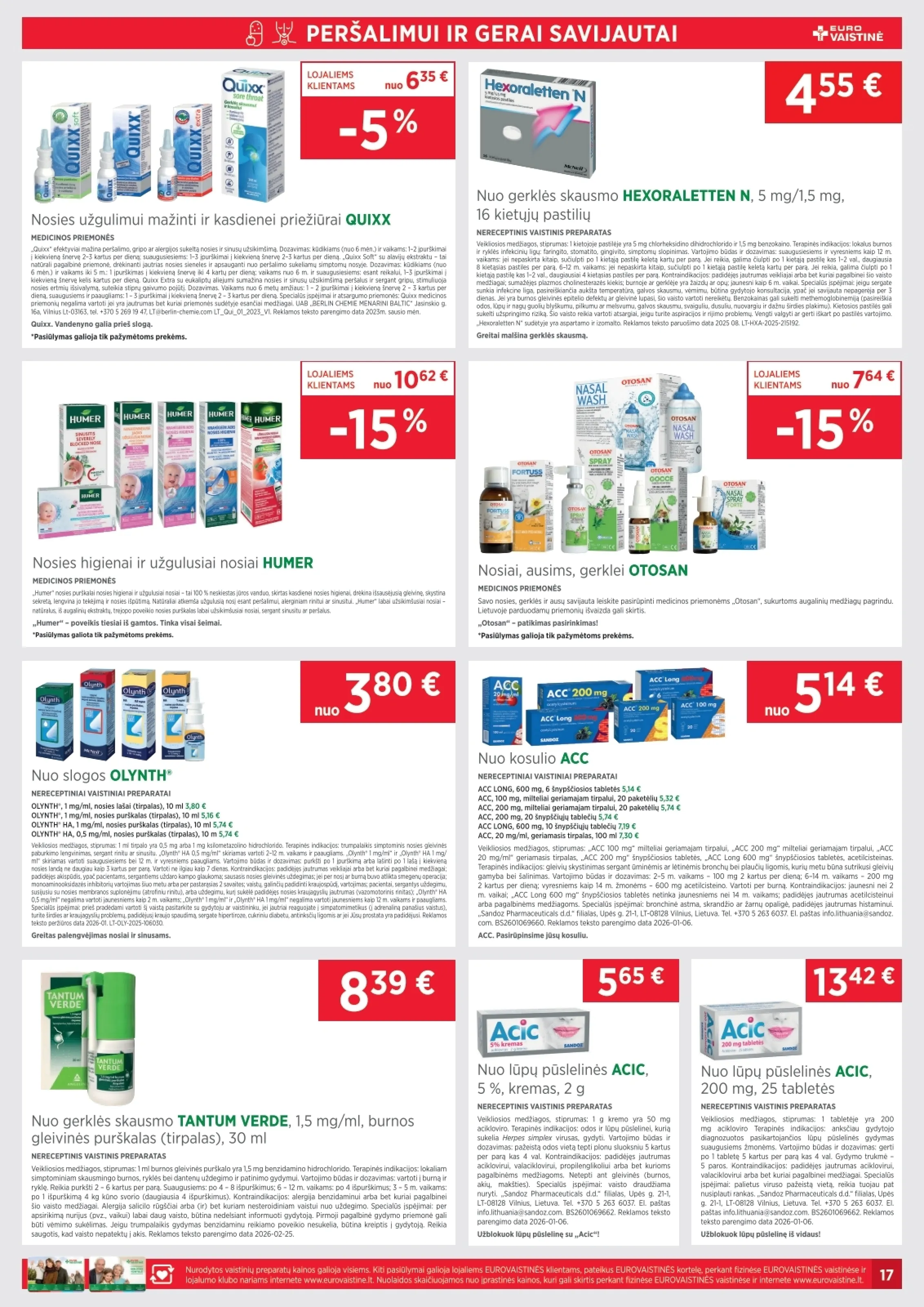 Eurovaistinė leidinys – 17 psl.