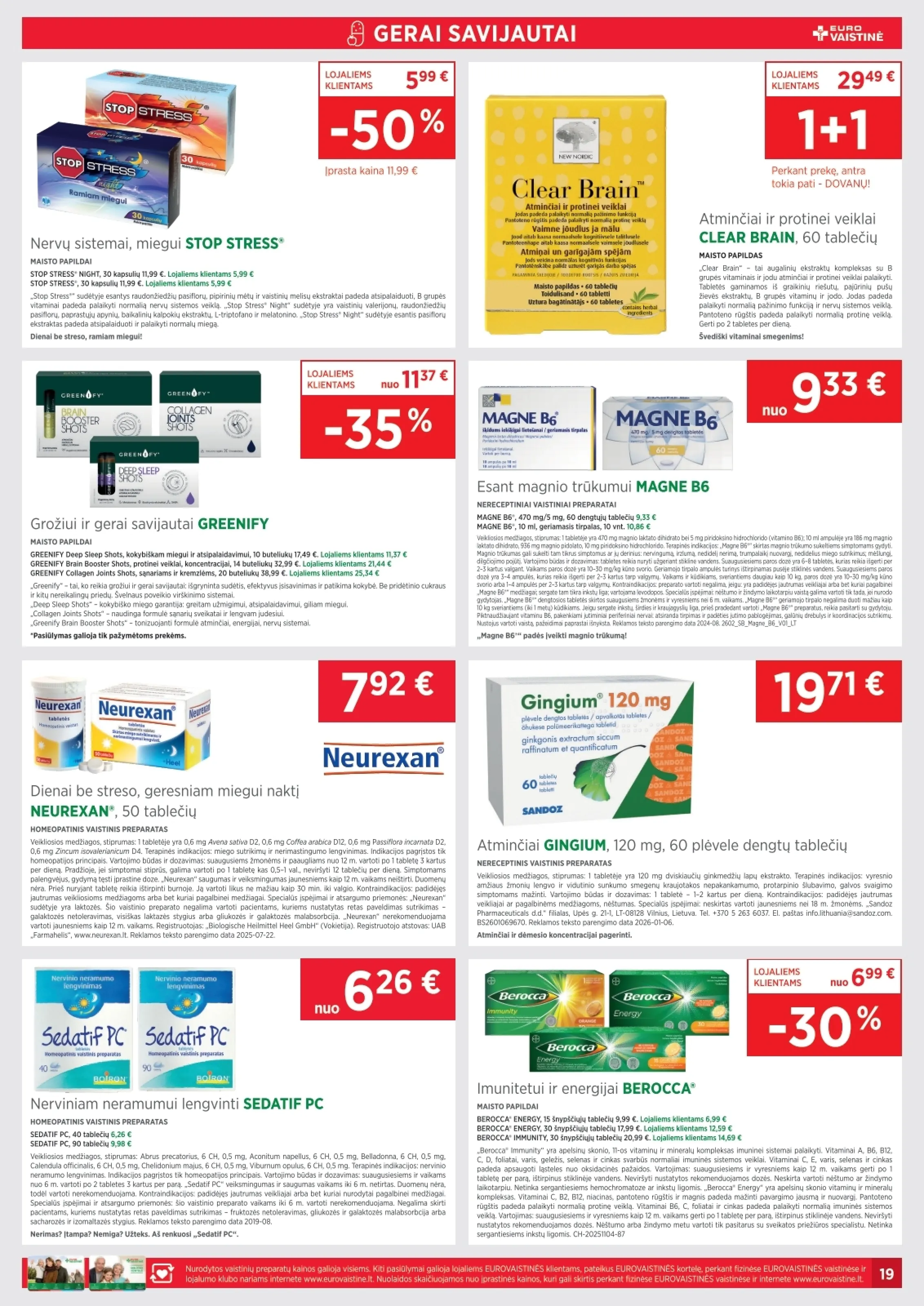 Eurovaistinė leidinys – 19 psl.