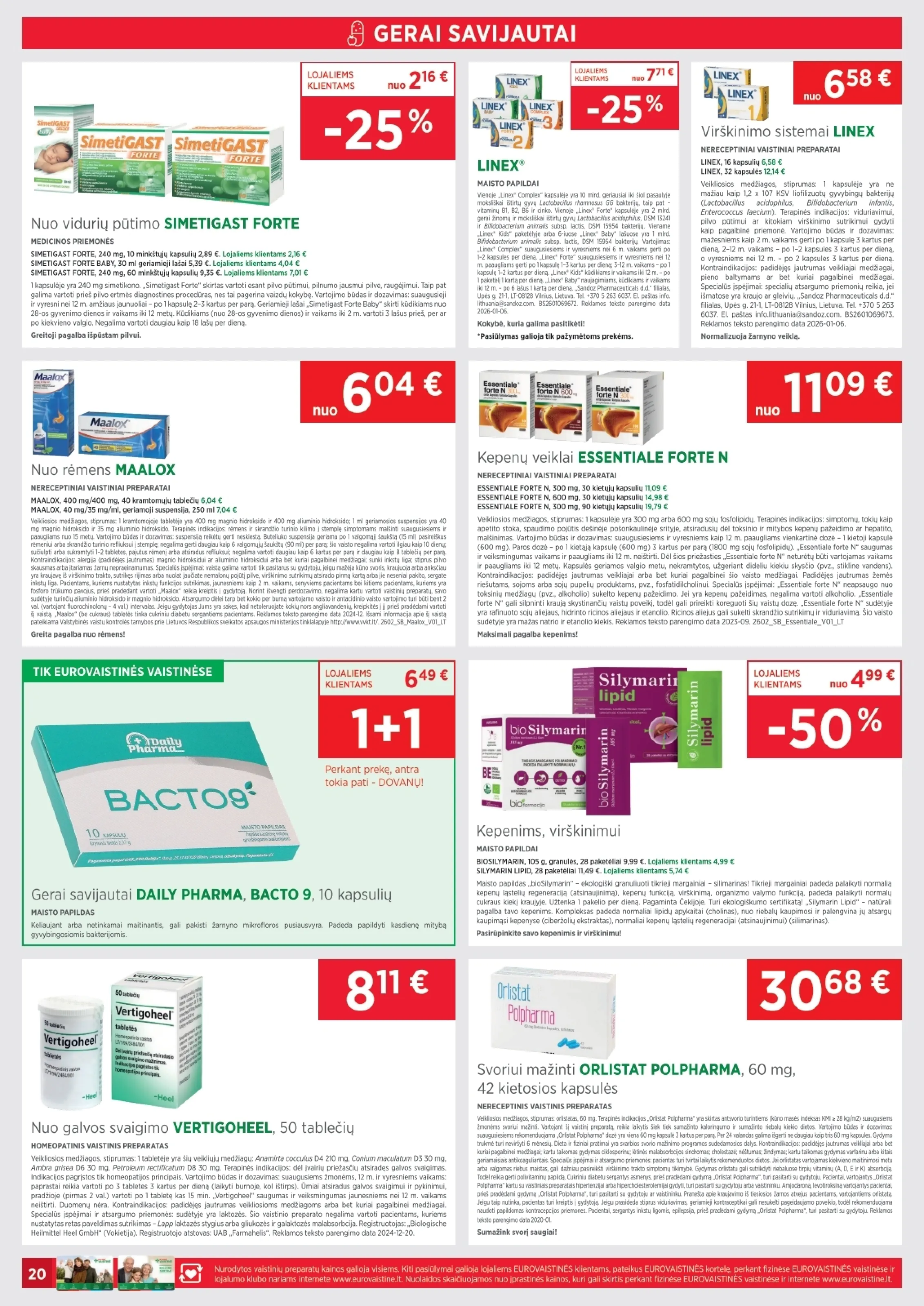 Eurovaistinė leidinys – 20 psl.