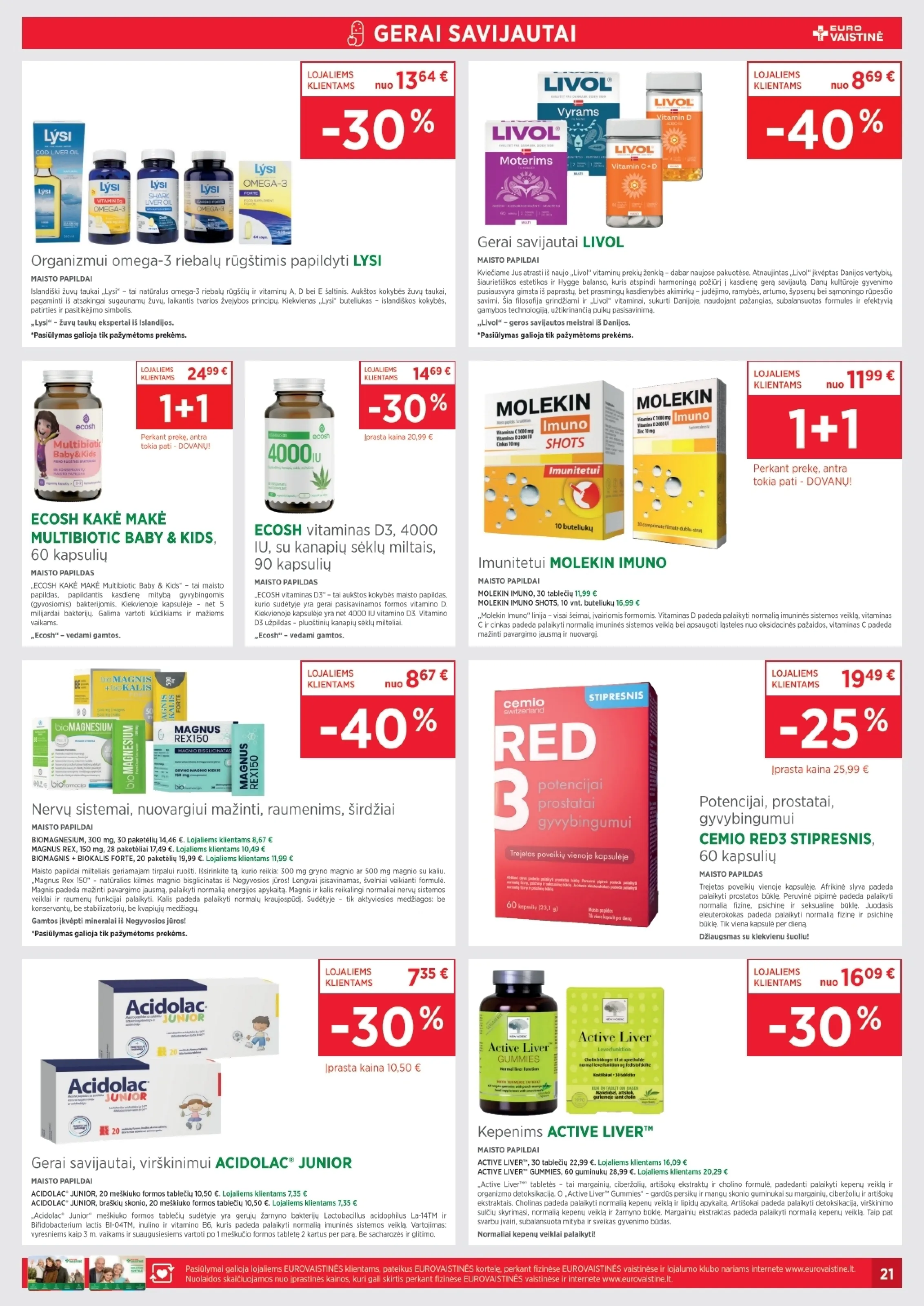 Eurovaistinė leidinys – 21 psl.