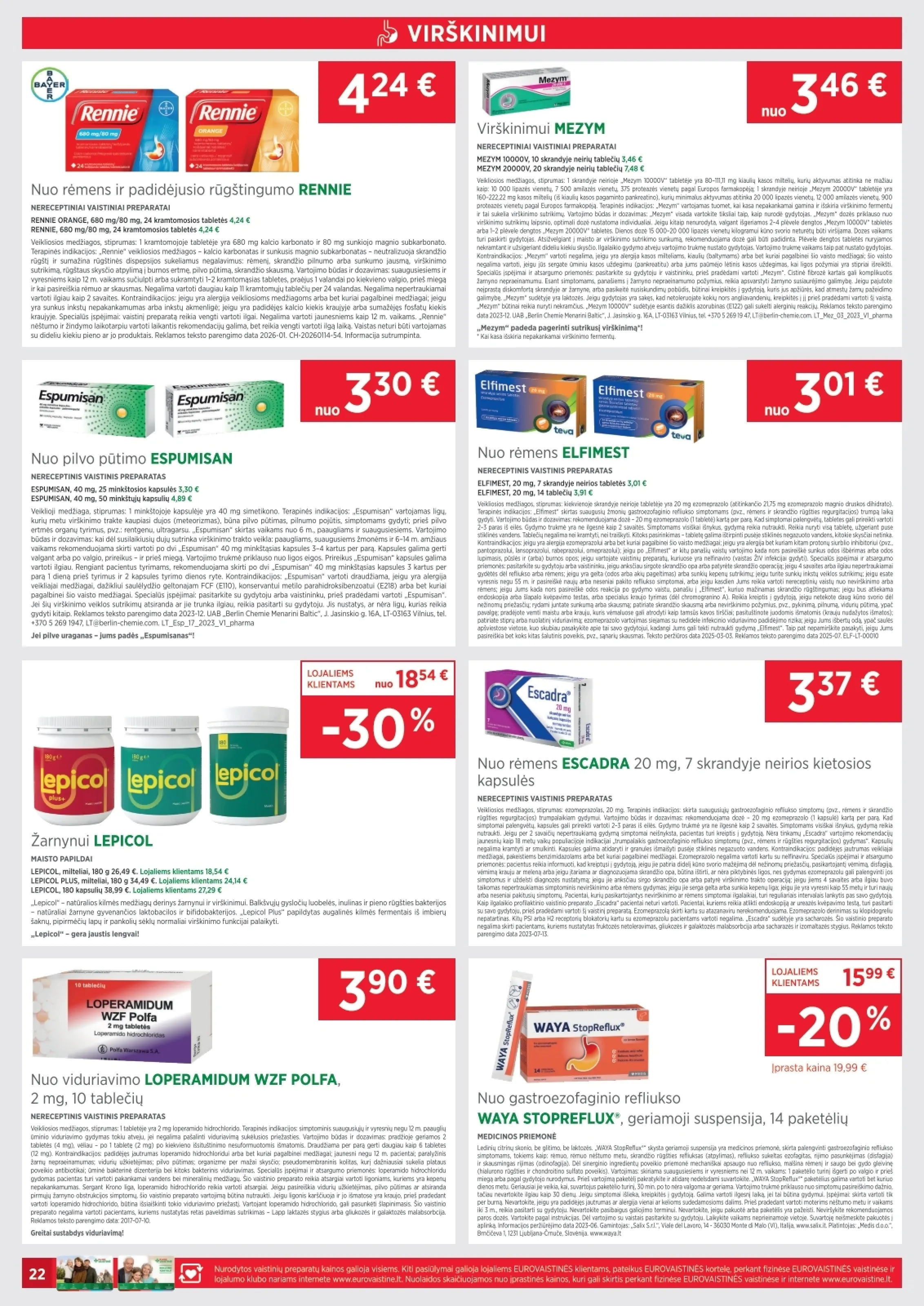 Eurovaistinė leidinys – 22 psl.