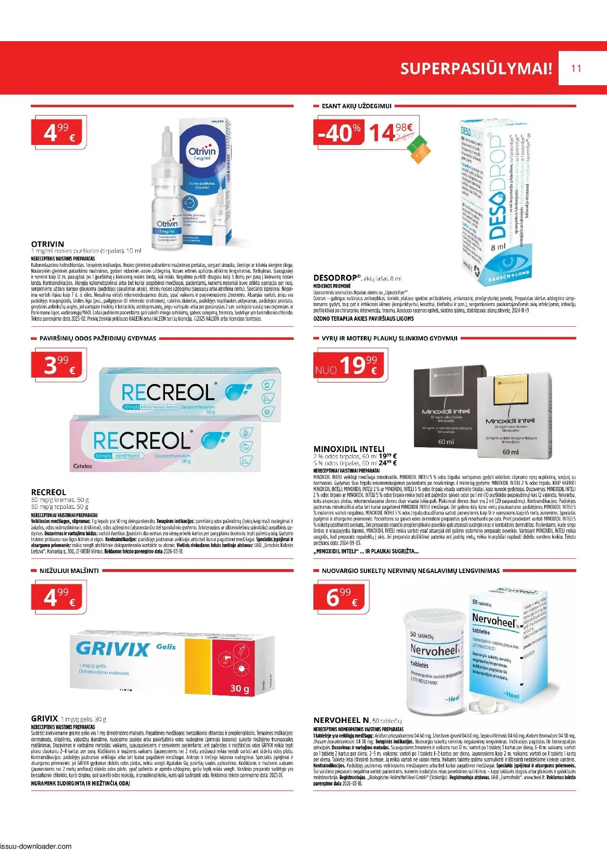 Gintarinės vaistinės leidinys – 11 psl.