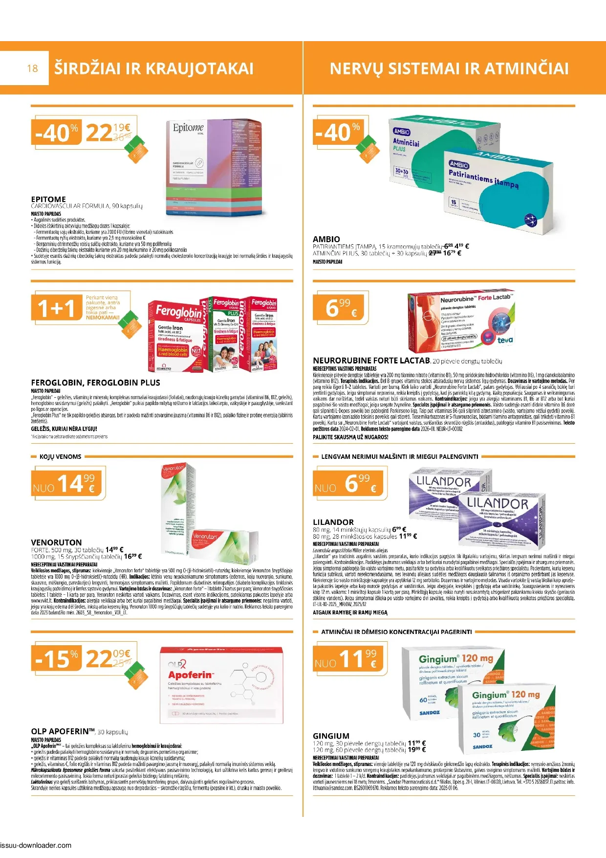Gintarinės vaistinės leidinys – 18 psl.