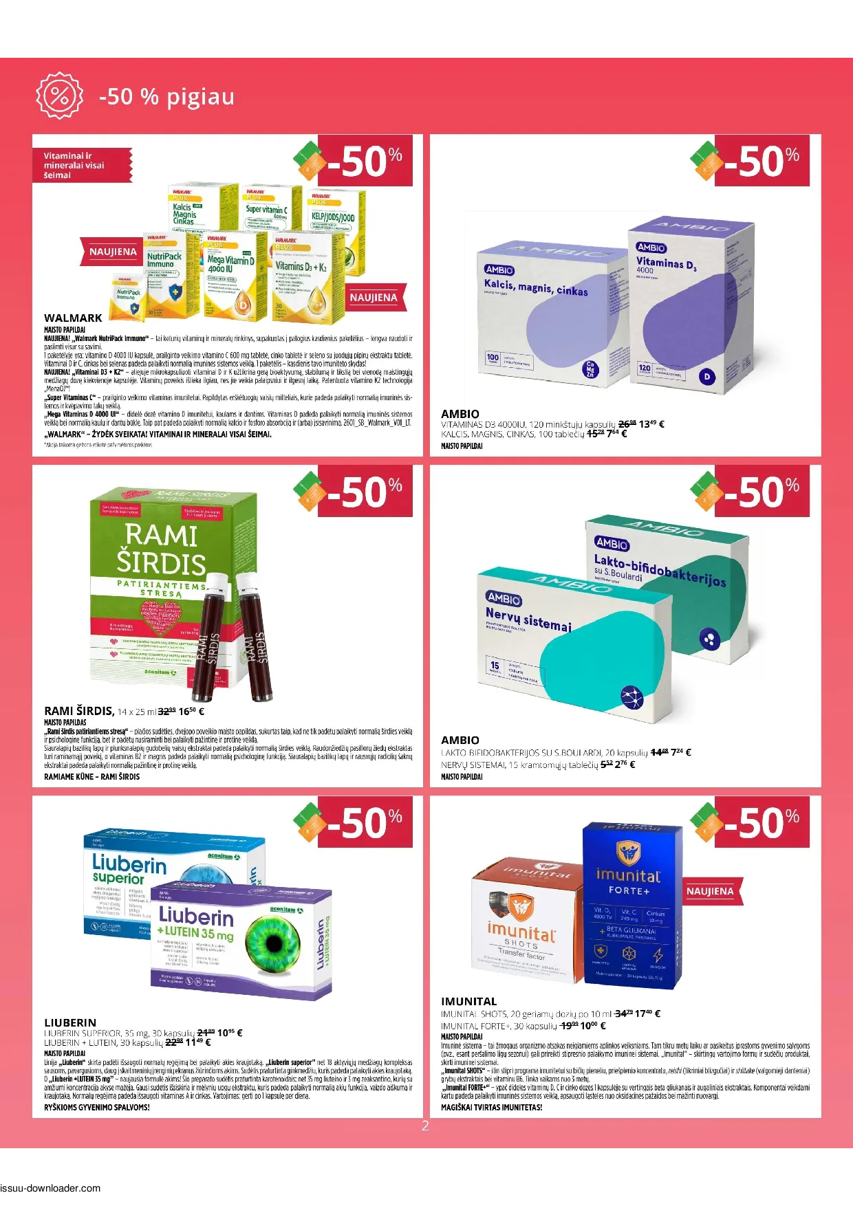 Gintarinės vaistinės leidinys – 2 psl.