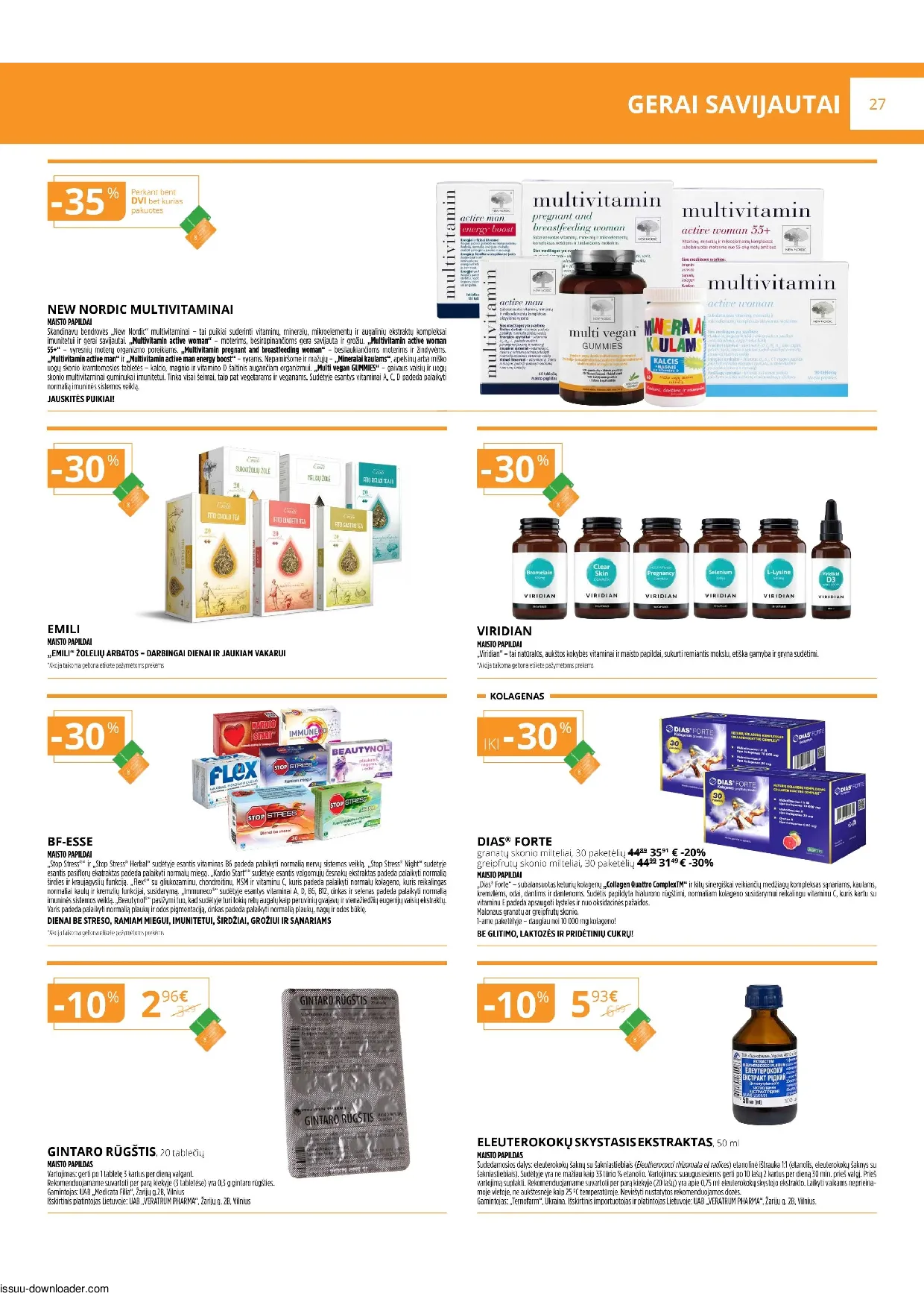 Gintarinės vaistinės leidinys – 27 psl.