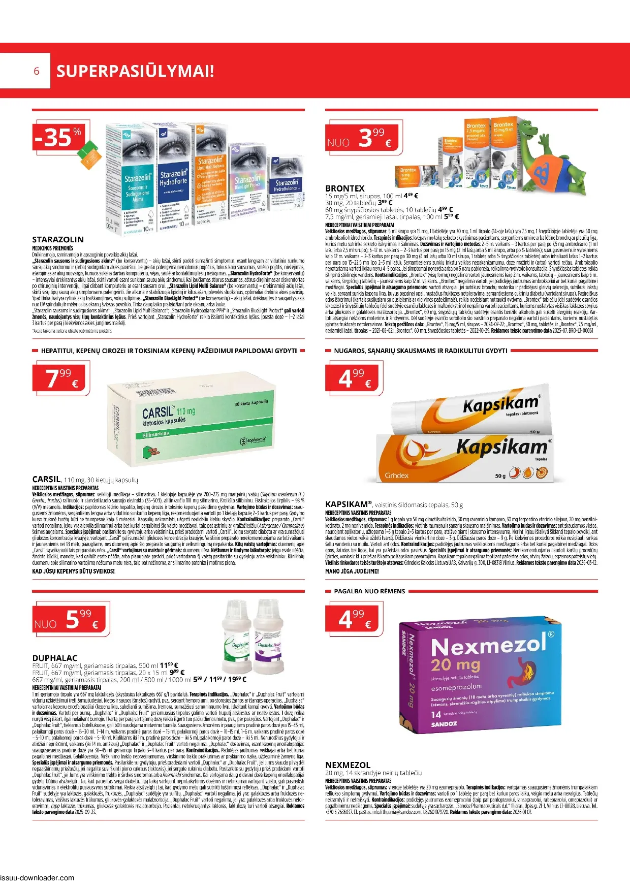 Gintarinės vaistinės leidinys – 6 psl.